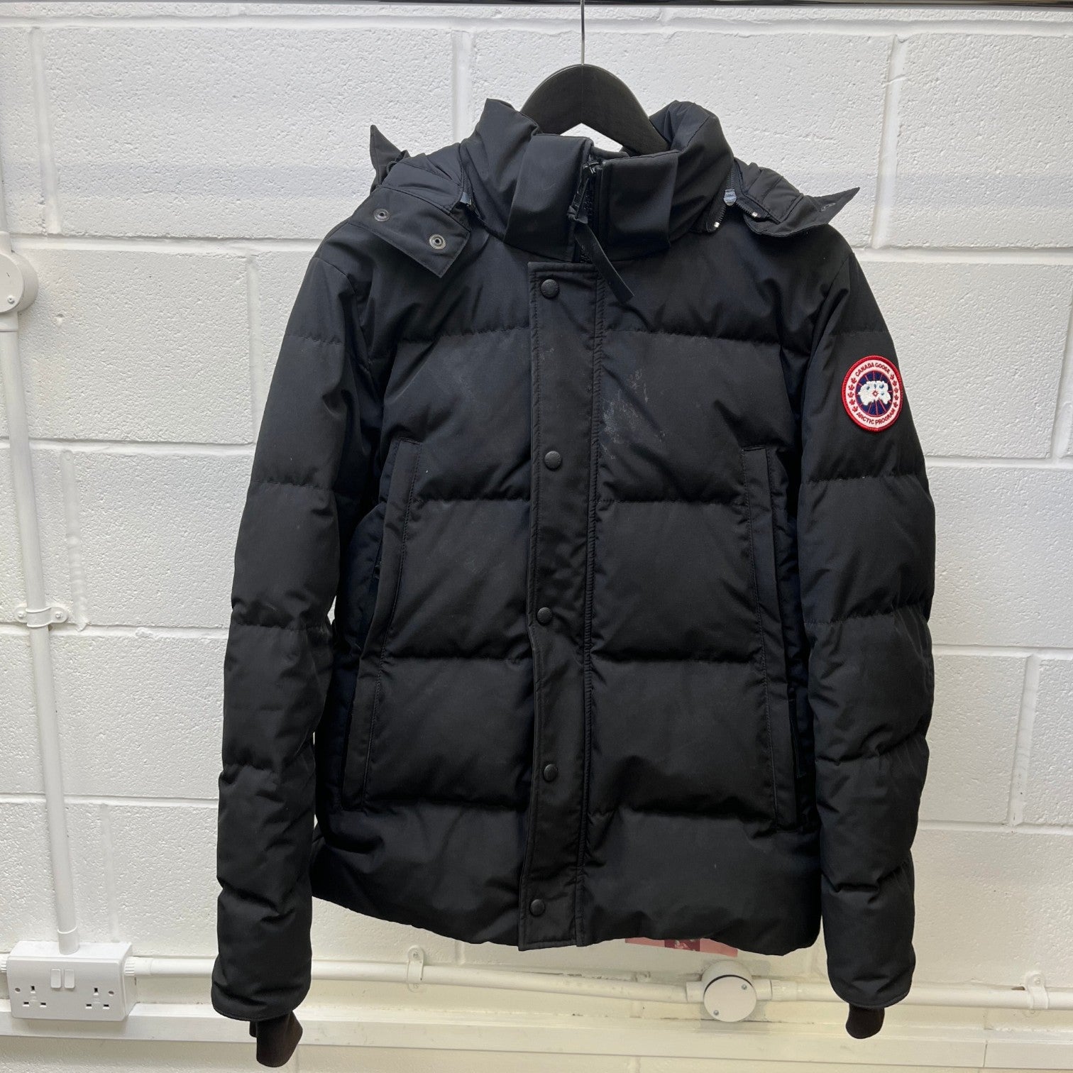 Men's Wyndham Parka Down Jacket Black Size M