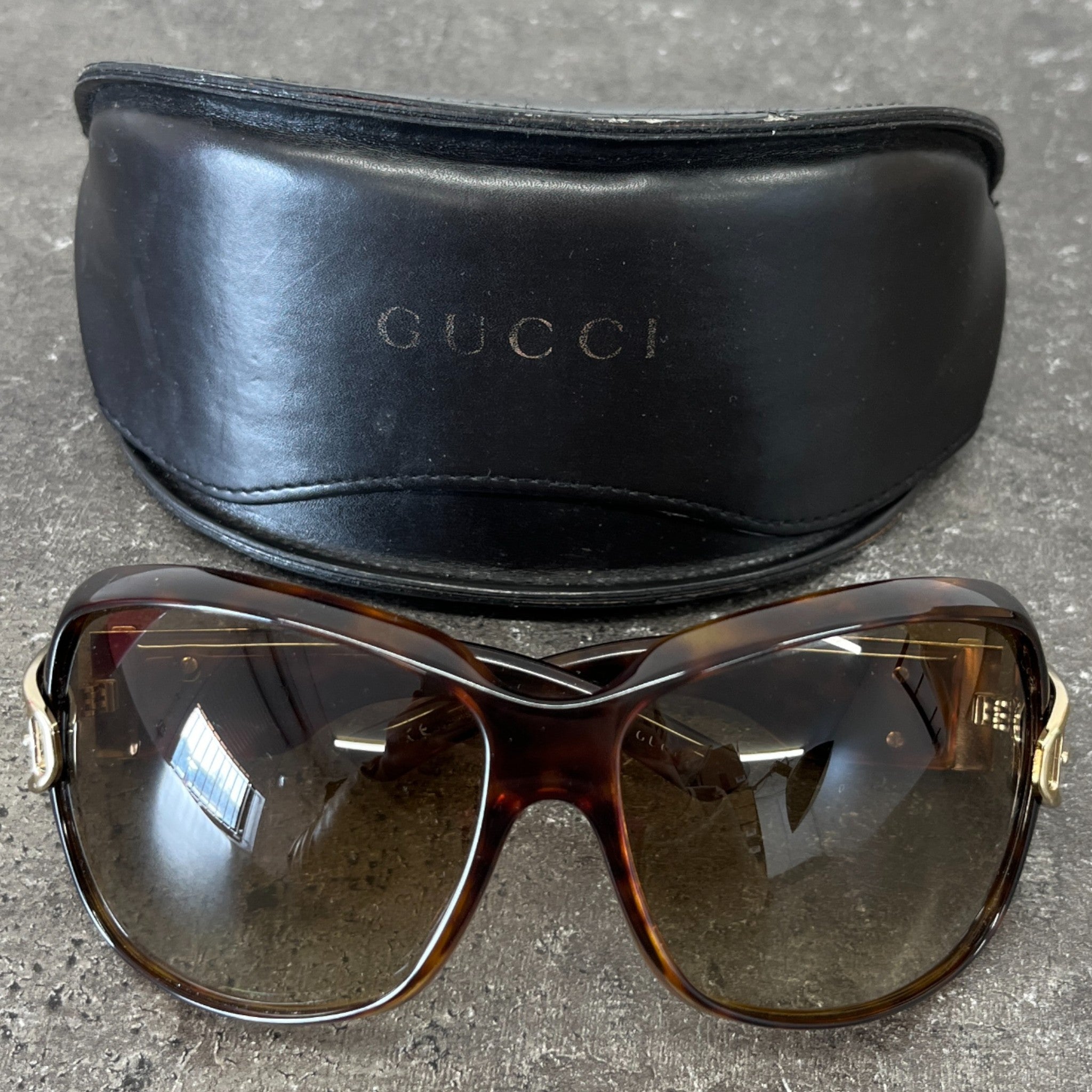 Women's Vintage Horsebit Sunglasses Brown