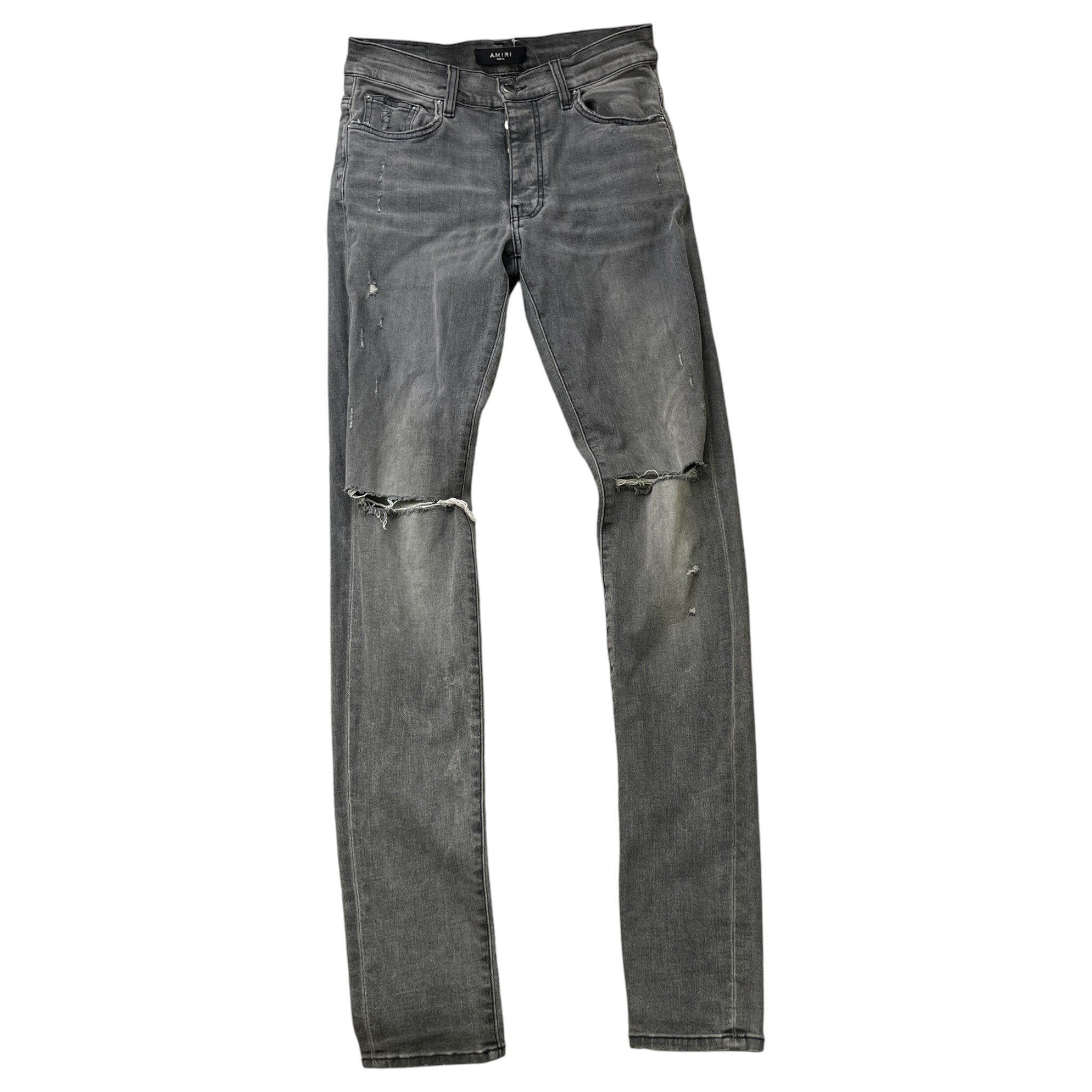 Men's Mx1 Distressed Jeans Grey Size Waist 31"