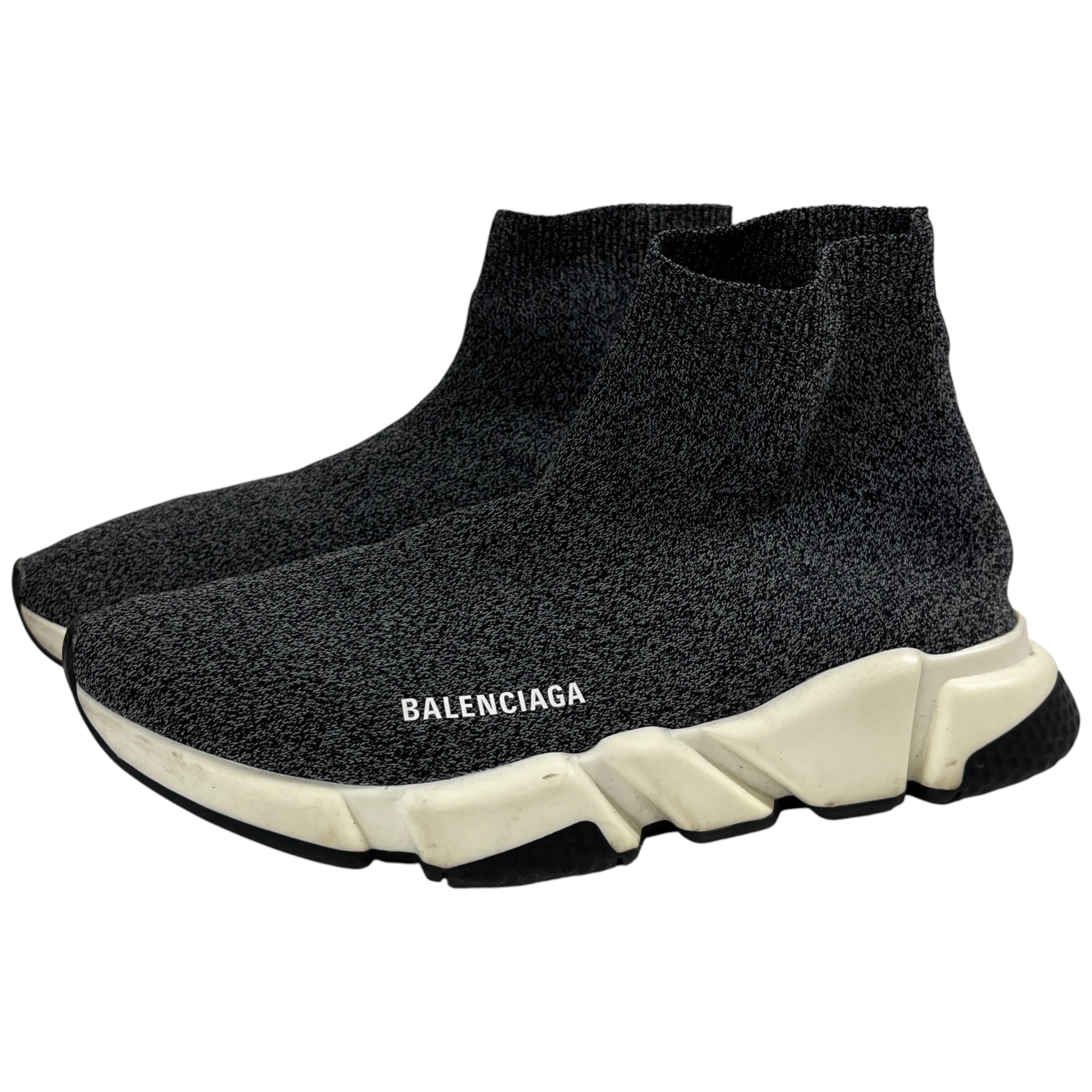 Men's Speed Sock High Trainers Grey Size EU 44 / UK 10