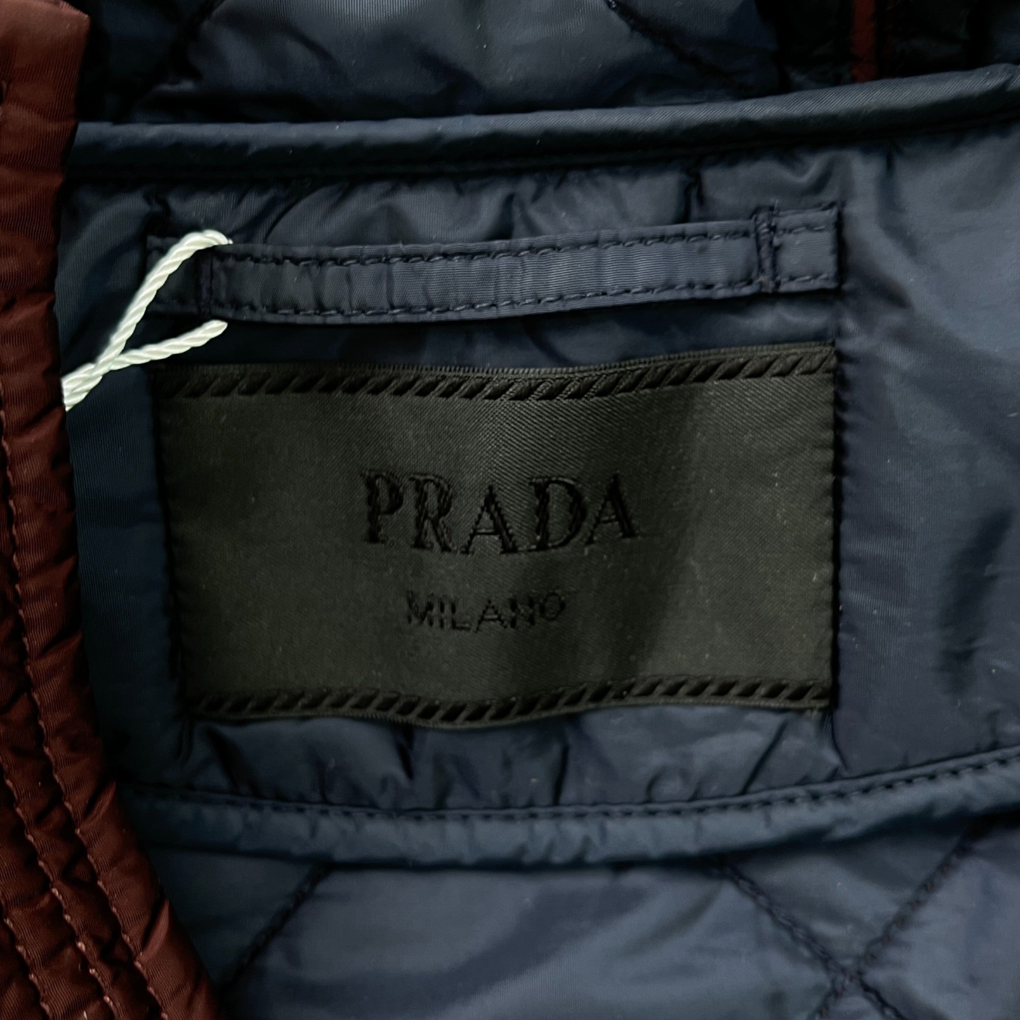 Men's Plaque Logo Jacket Burgundy Size IT 46 / S