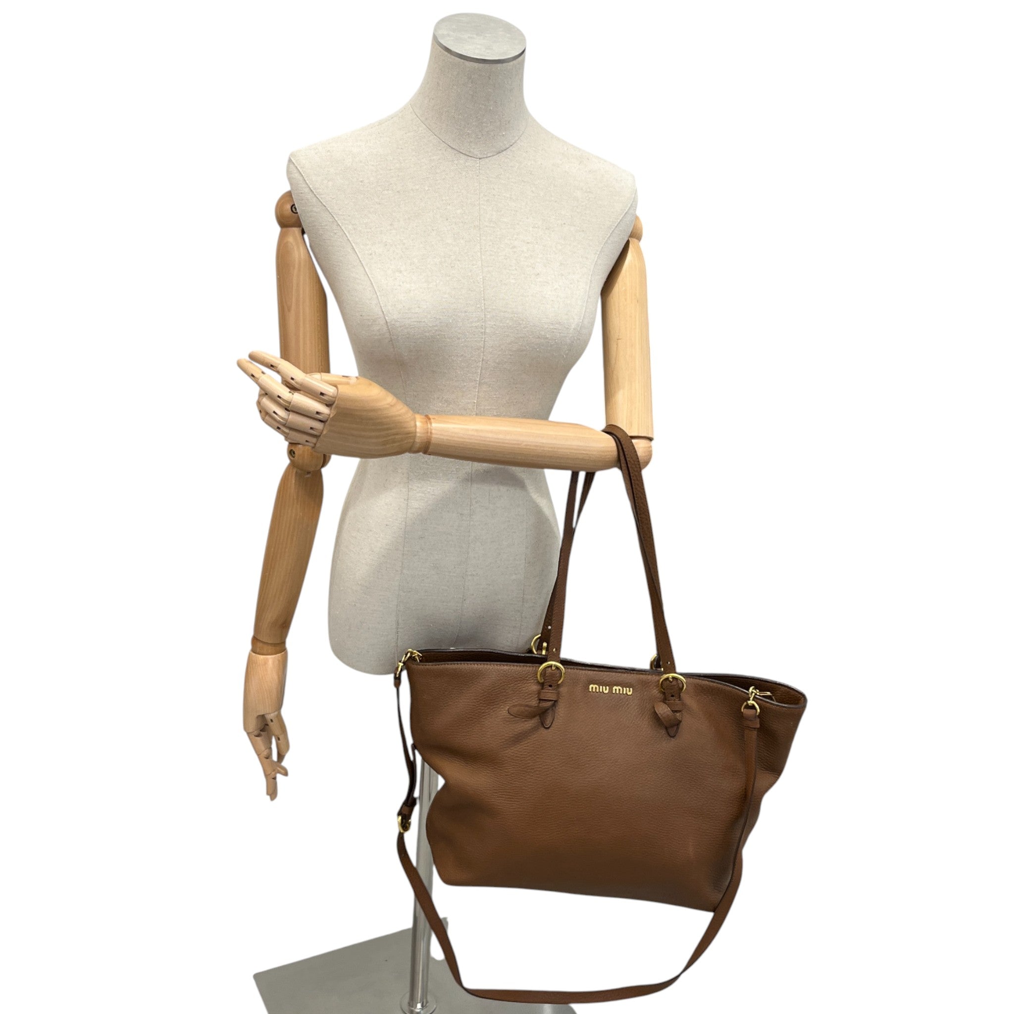 Women's Vitello Daino Bag Brown