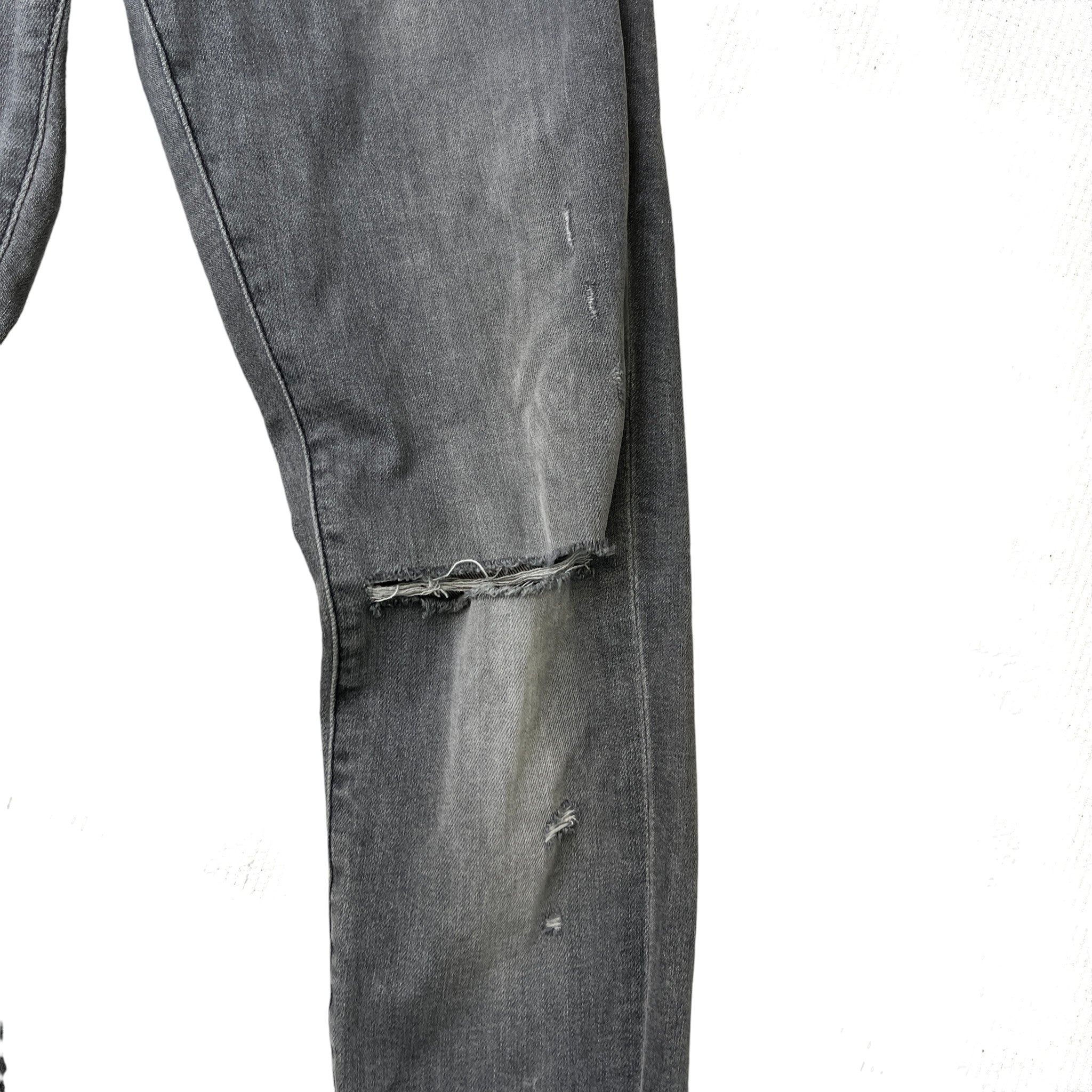Men's Mx1 Distressed Jeans Grey Size Waist 31"