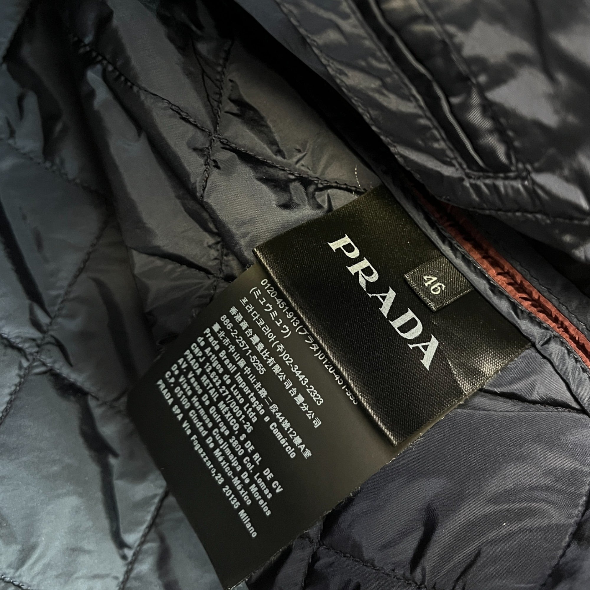 Men's Plaque Logo Jacket Burgundy Size IT 46 / S