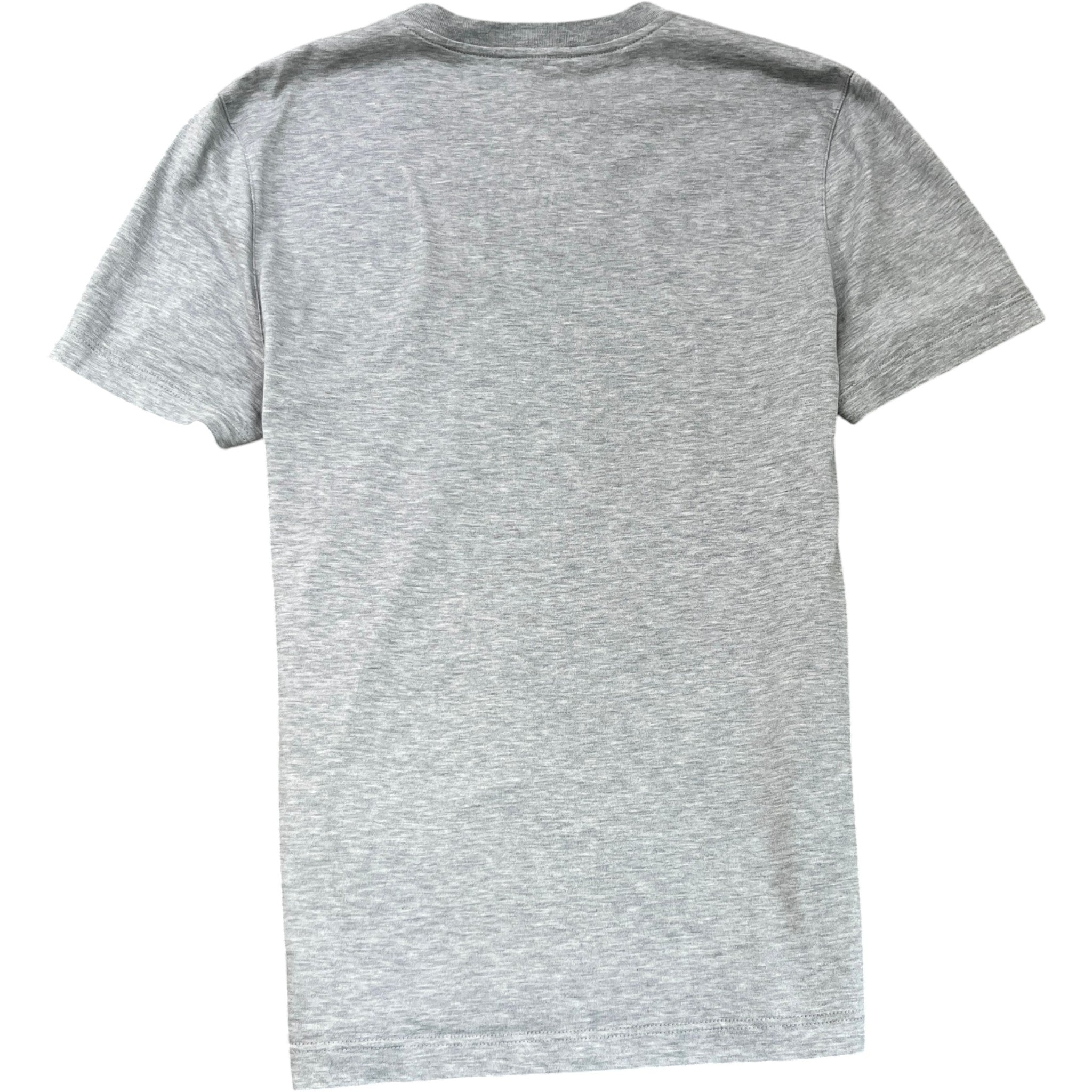 Men's Embroidered Logo T-Shirt Grey Size S