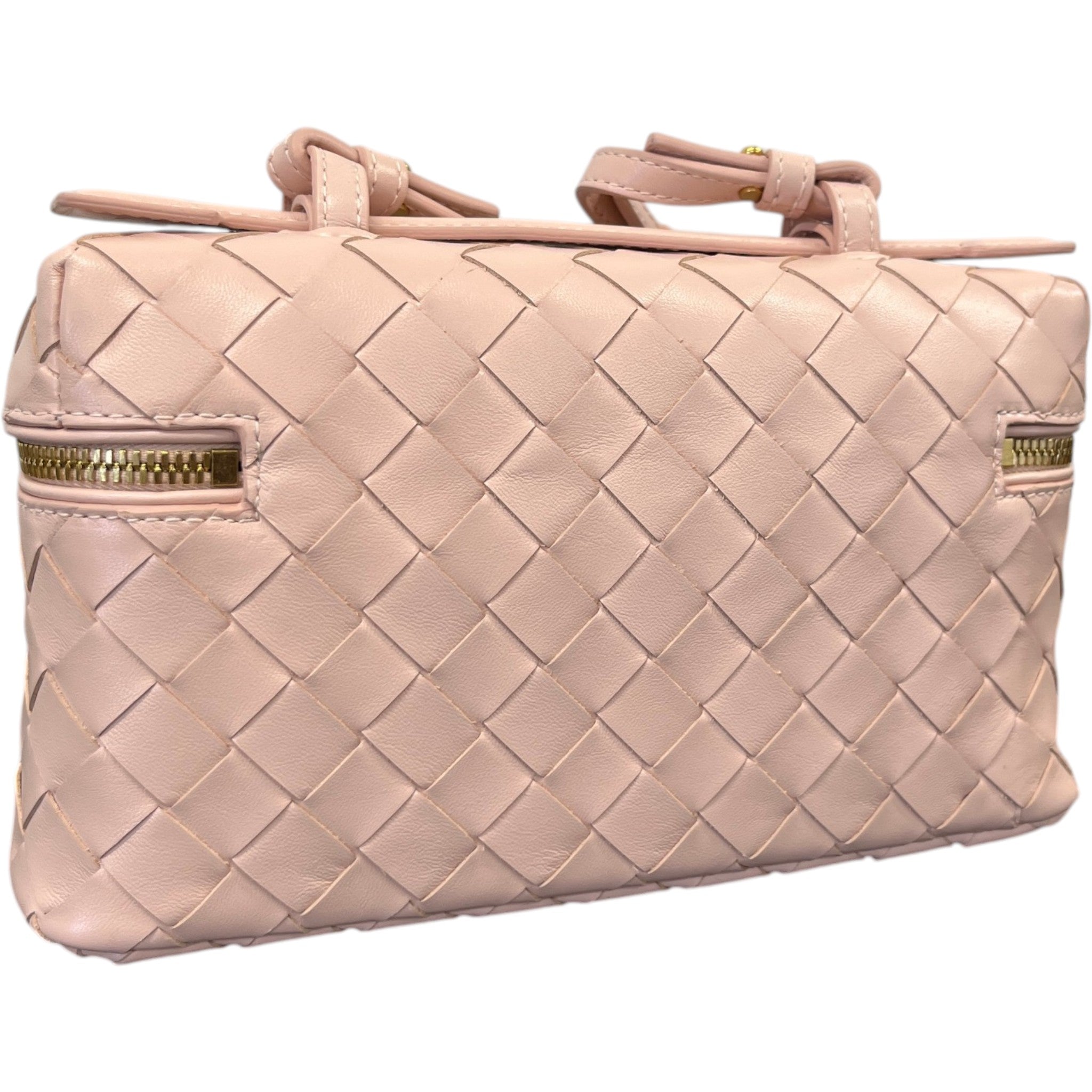 Women's Bang Bang Vanity Intrecciato Bag Pink