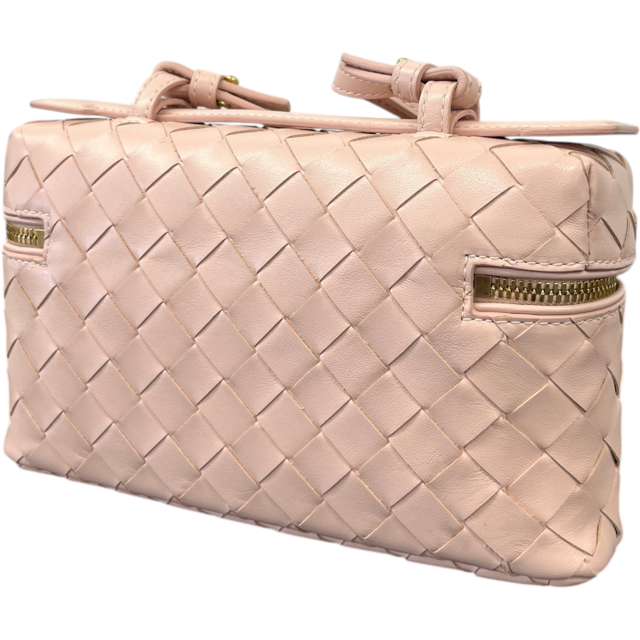 Women's Bang Bang Vanity Intrecciato Bag Pink
