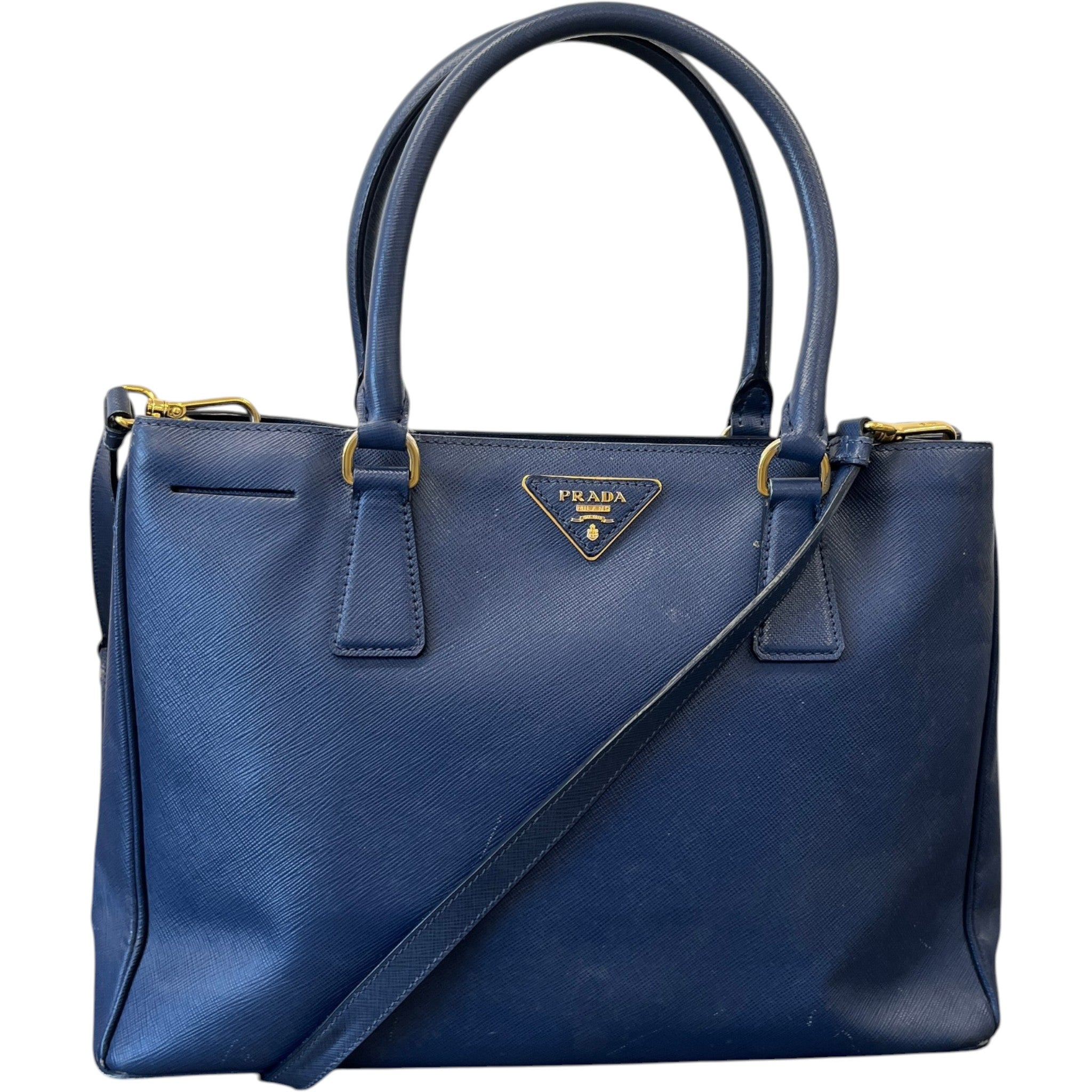 Women's Galleria Saffiano Tote Bag Blue