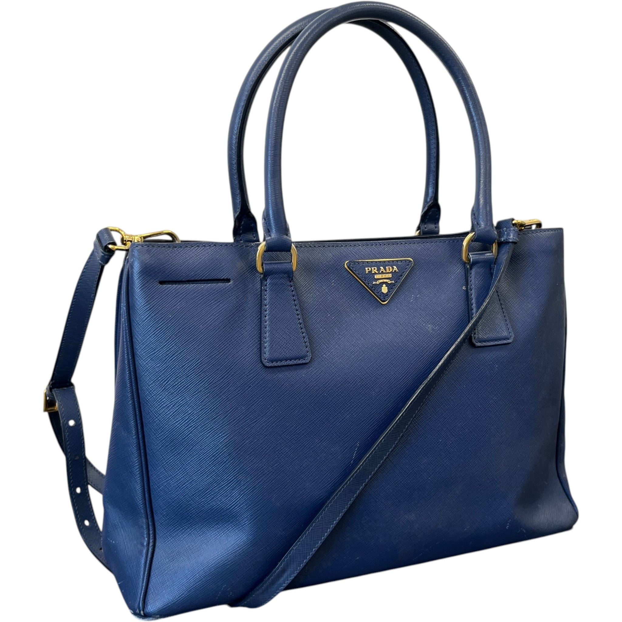 Women's Galleria Saffiano Tote Bag Blue