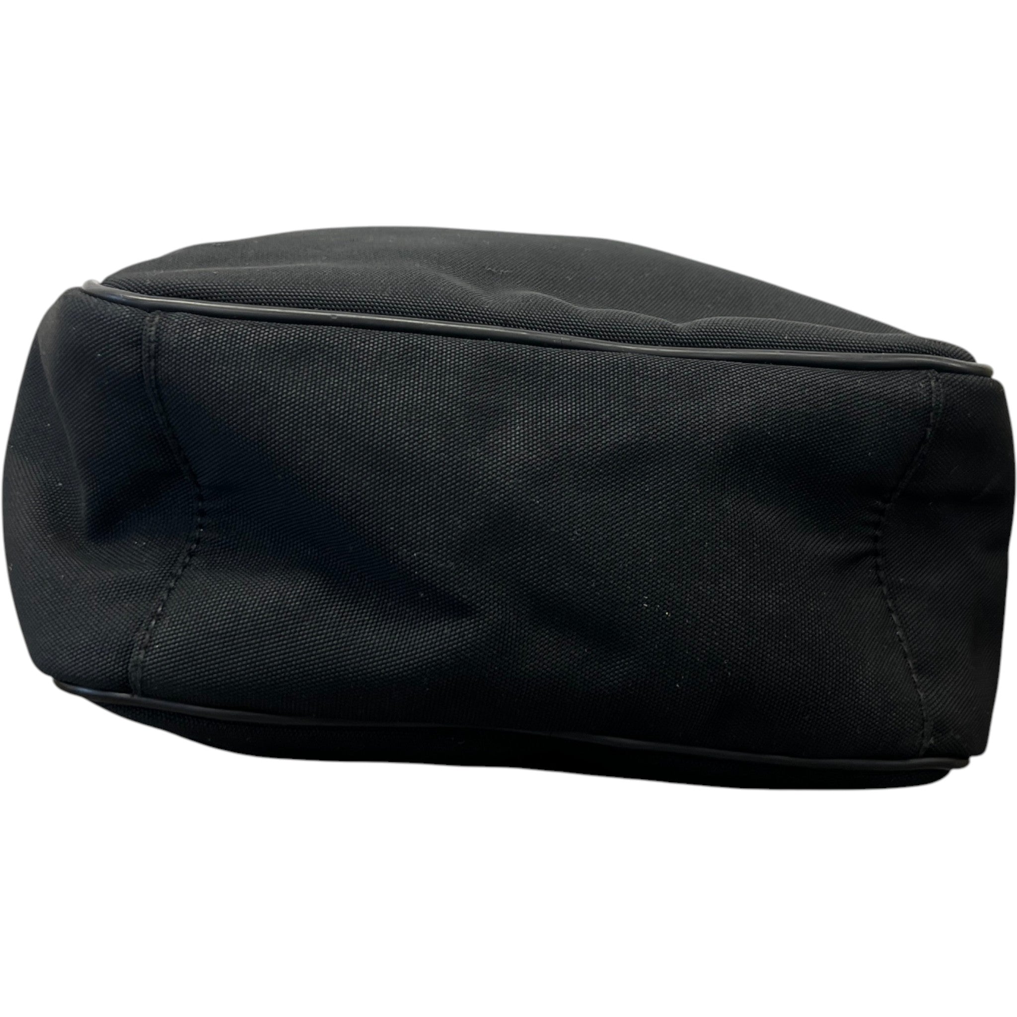 Nylon Canvas Crossbody Bag Black