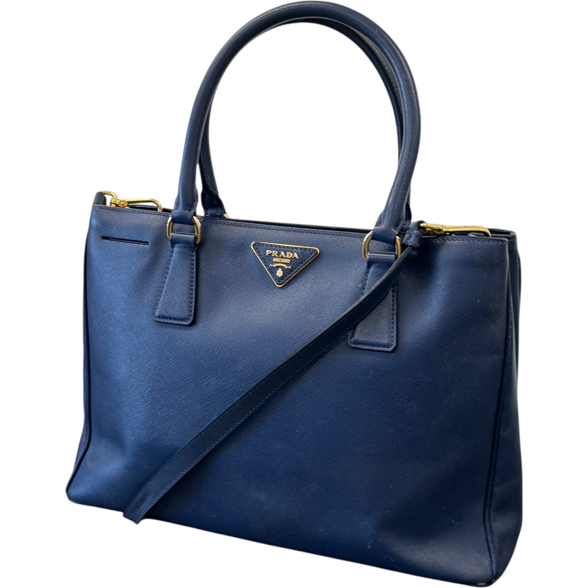 Women's Galleria Saffiano Tote Bag Blue