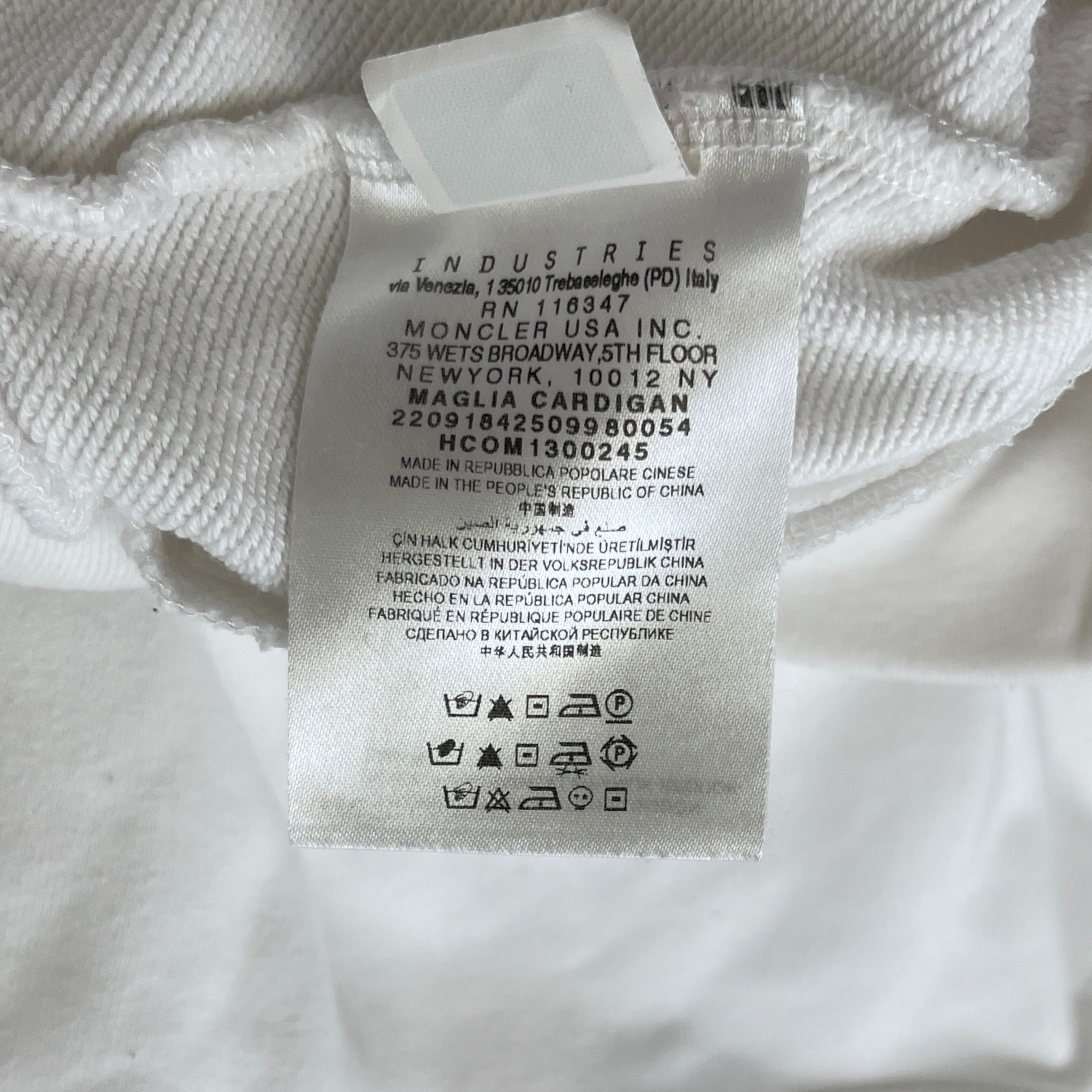 Men's Maglia Track Jacket White Size M