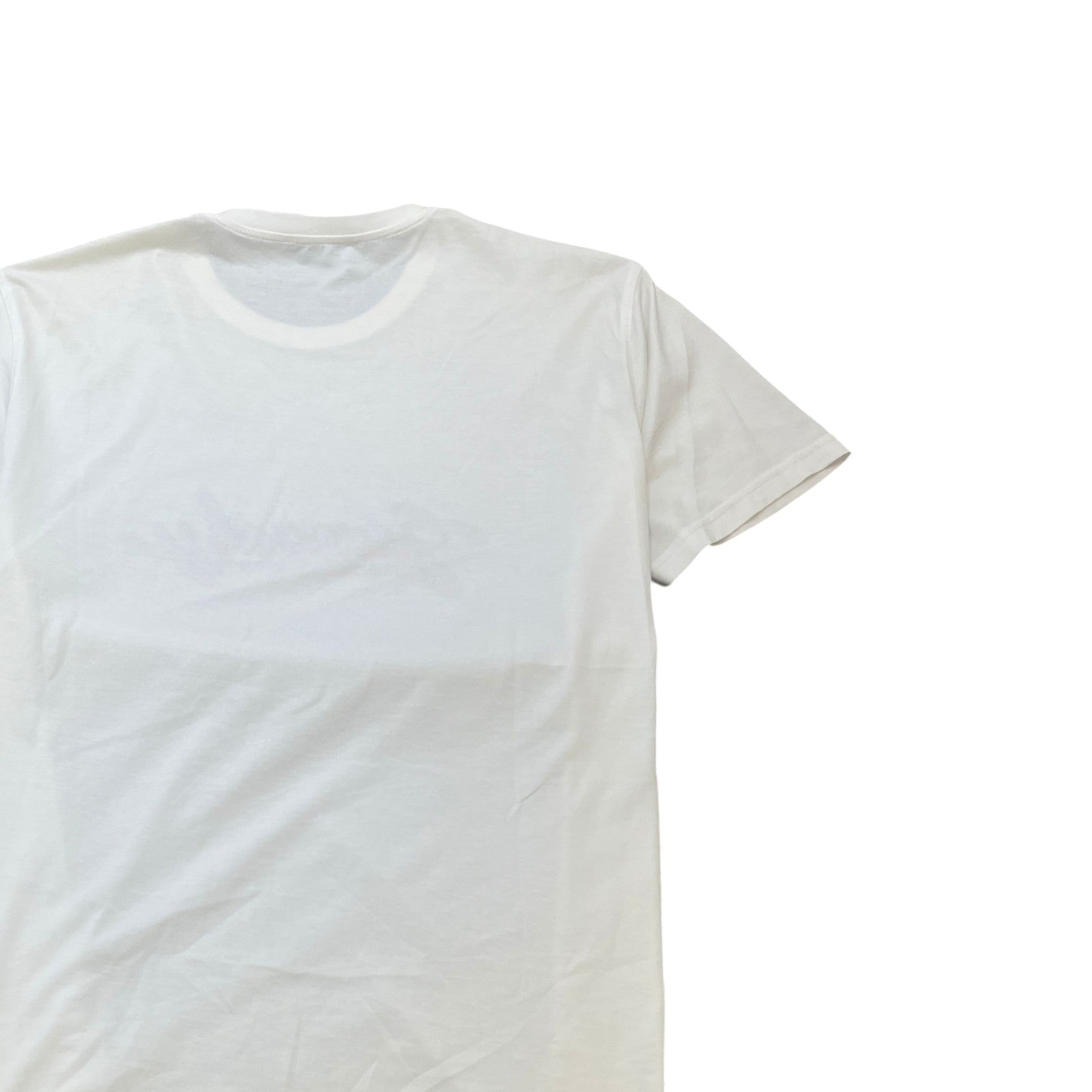 Men's Logo Print T-Shirt White Size L