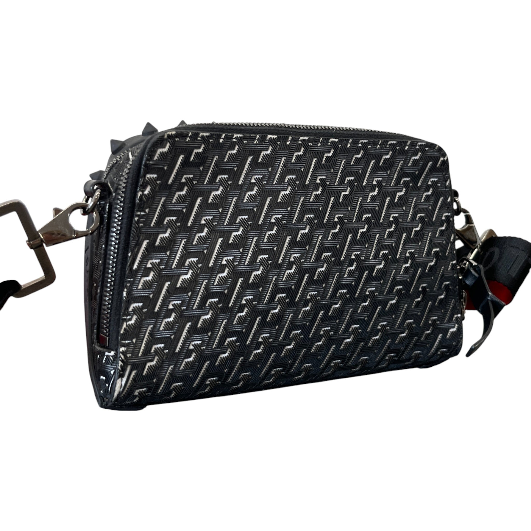 Men's Loubitown Techno Messenger Bag Black