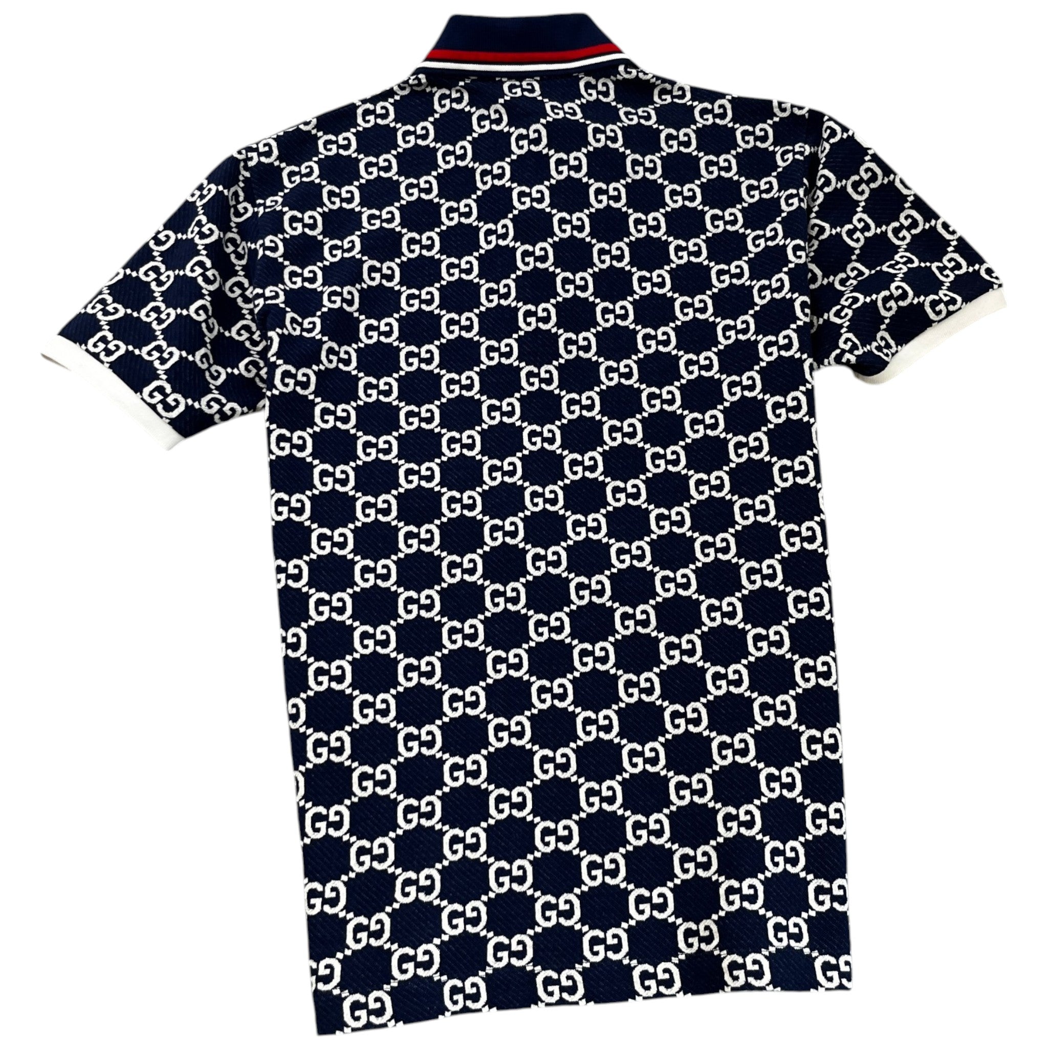 Men's Gg Supreme Polo Shirt Navy Size S