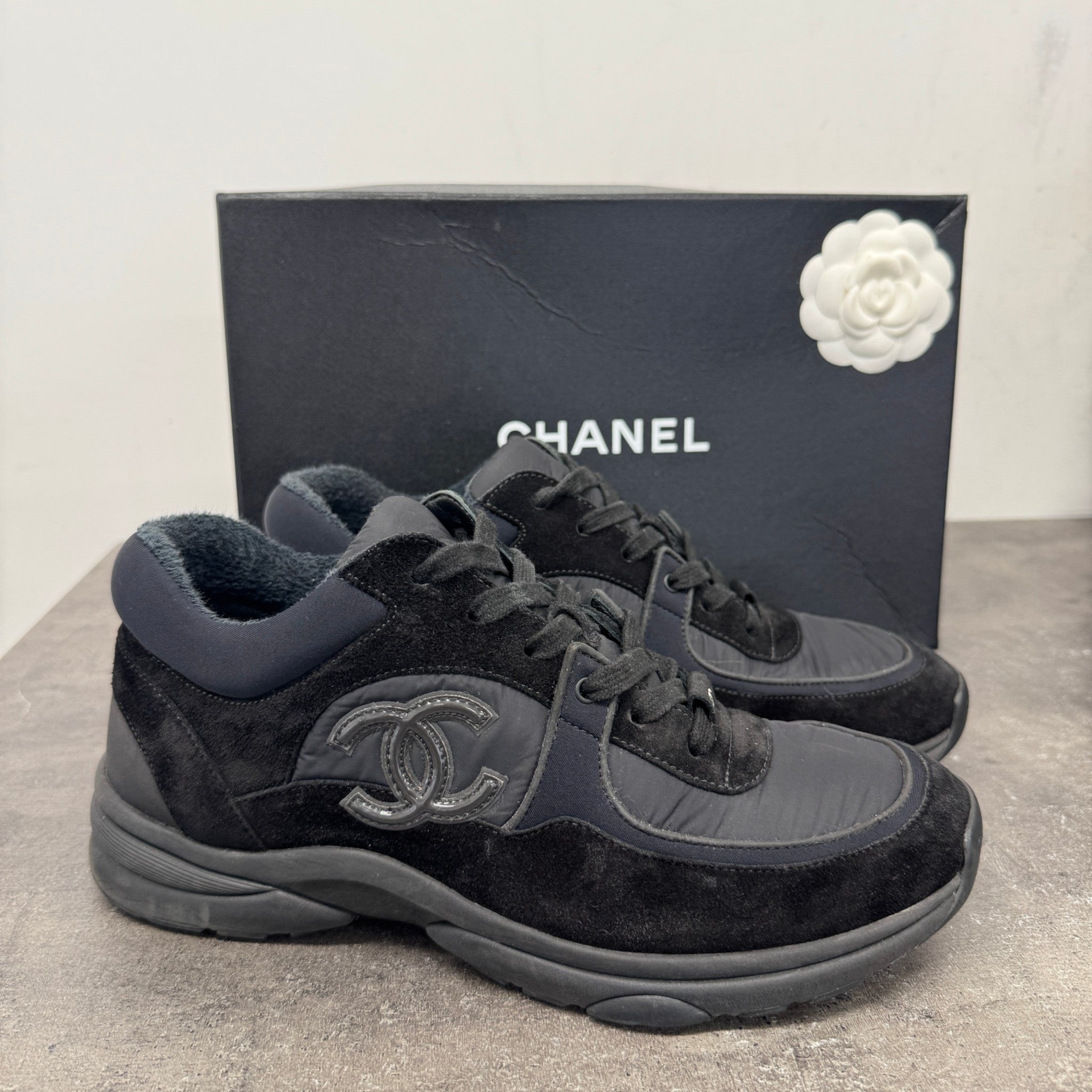 Men's Cc Runner Low Trainers Black Size EU 40.5 / UK 6.5