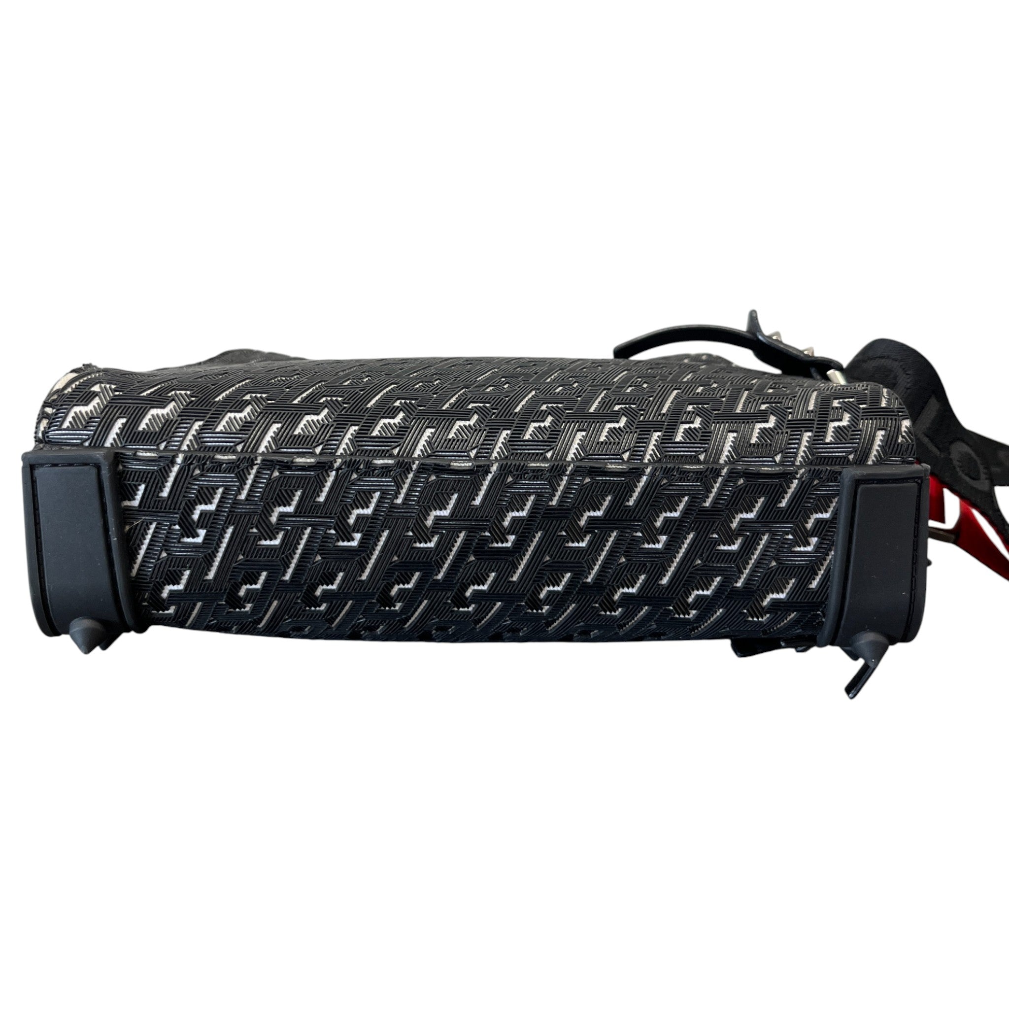 Men's Loubitown Techno Messenger Bag Black