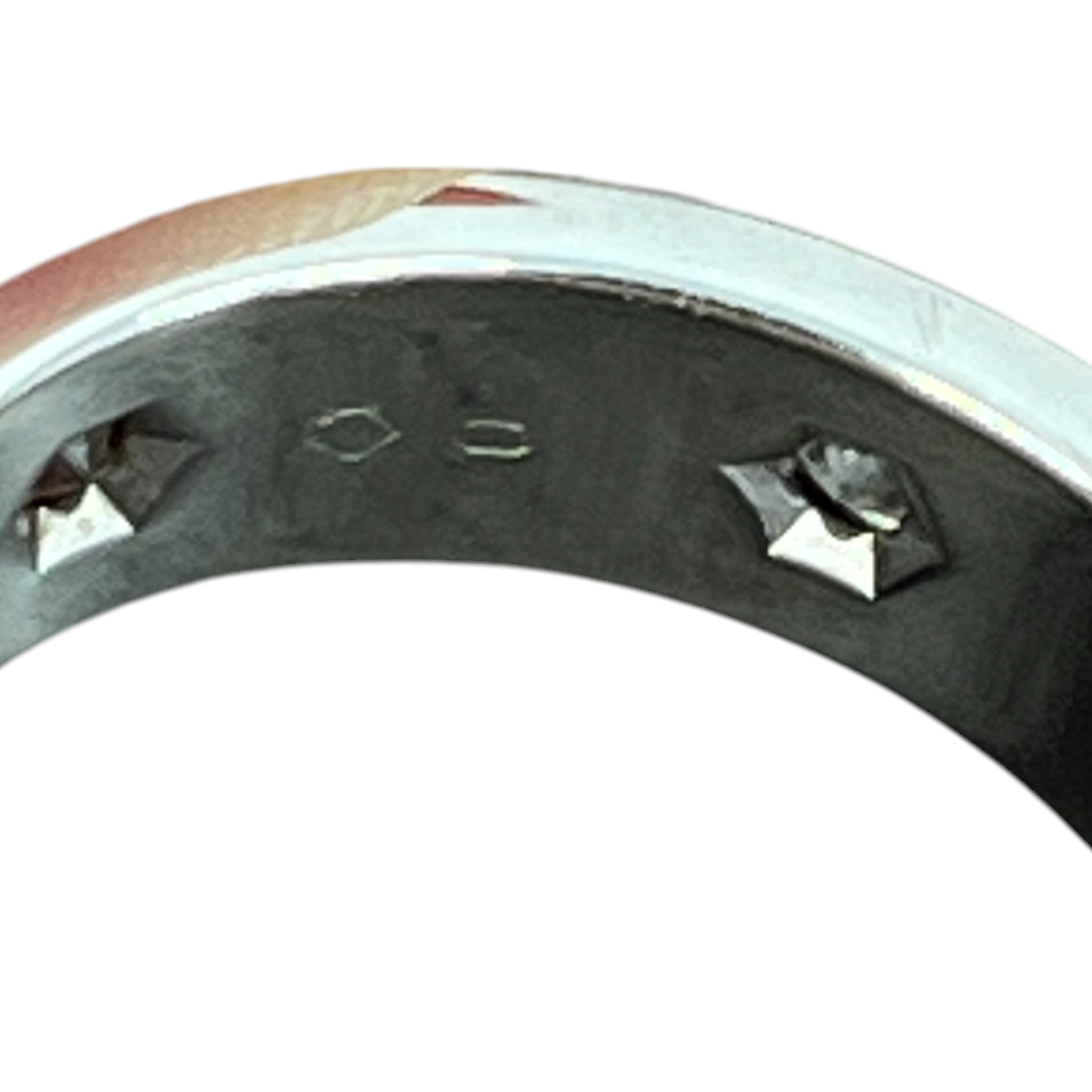 Women's Love Ring, Classic Model, 6 Diamonds Size 50 Ring Silver