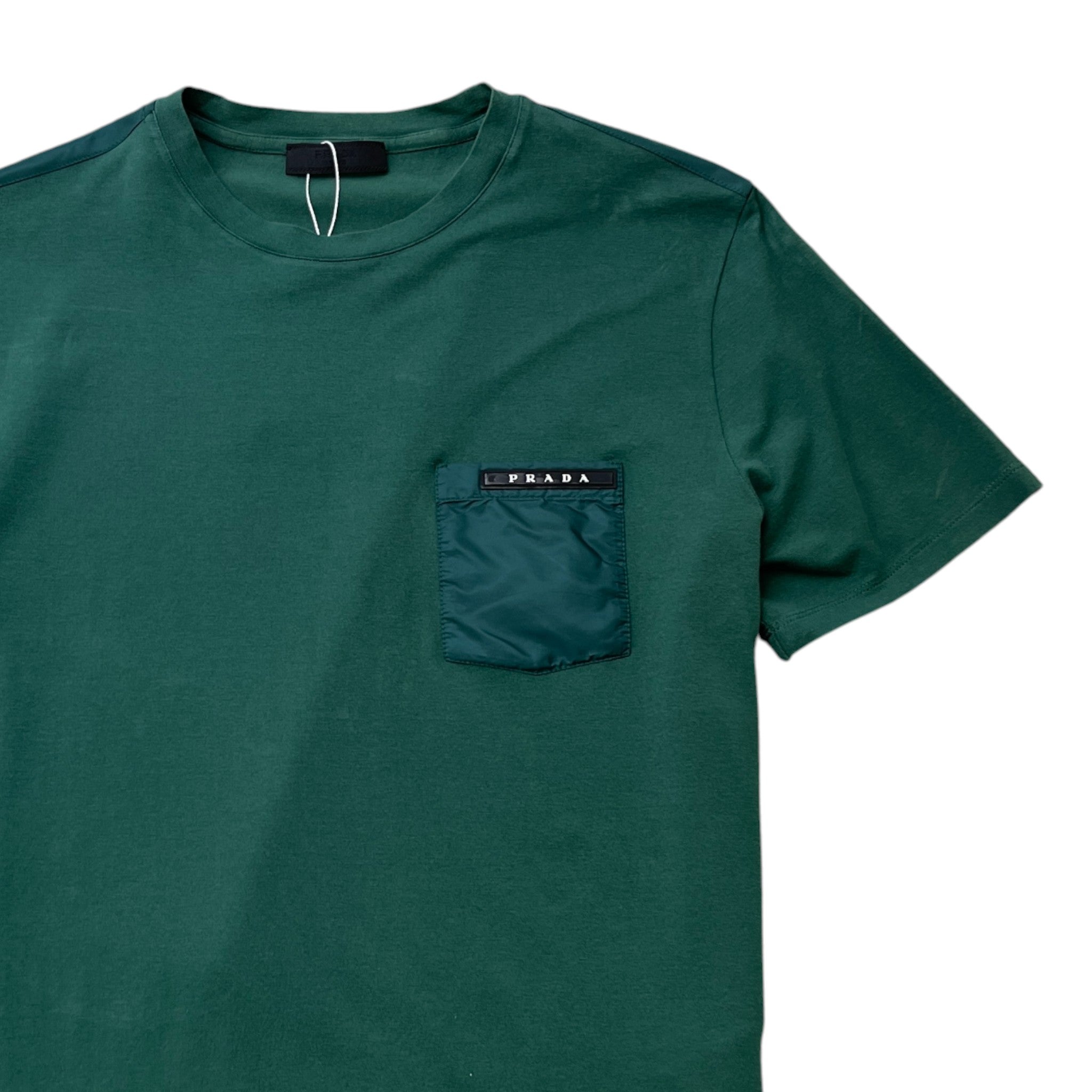 Men's Pocket Logo T-Shirt Green Size M