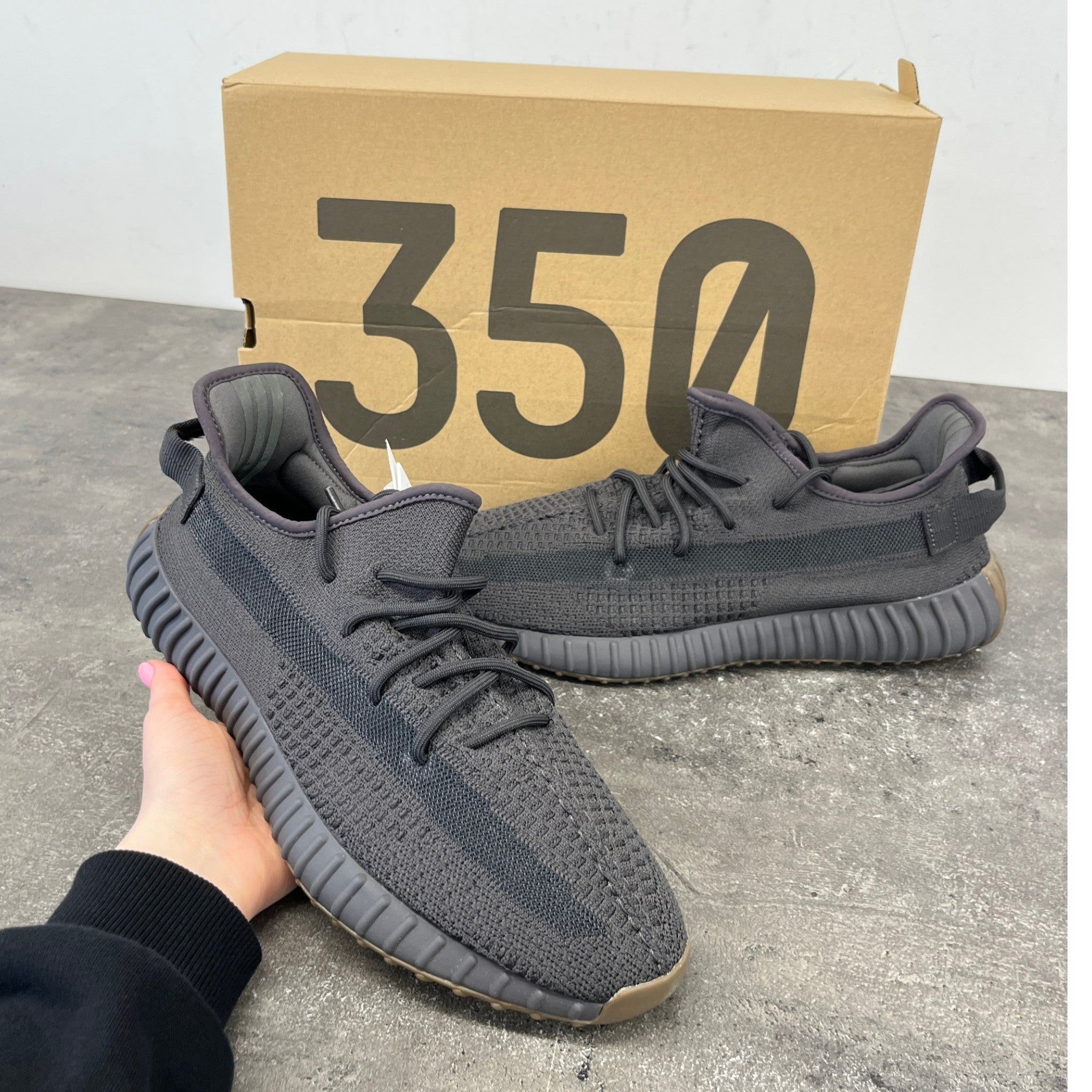 Men's Boost 350 V2 Low Trainers Black Size EU 45.5 / UK 11.5