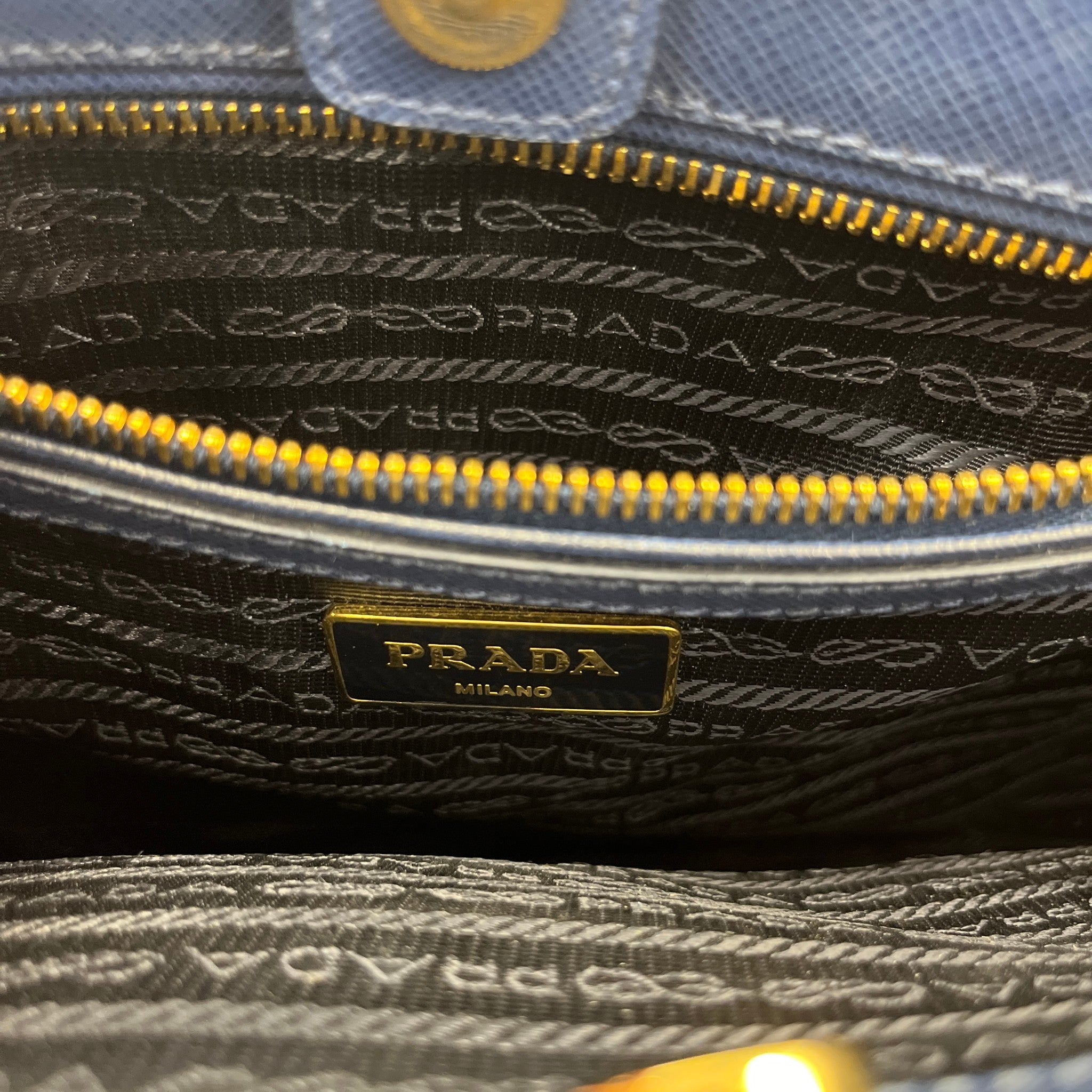Women's Galleria Saffiano Tote Bag Blue