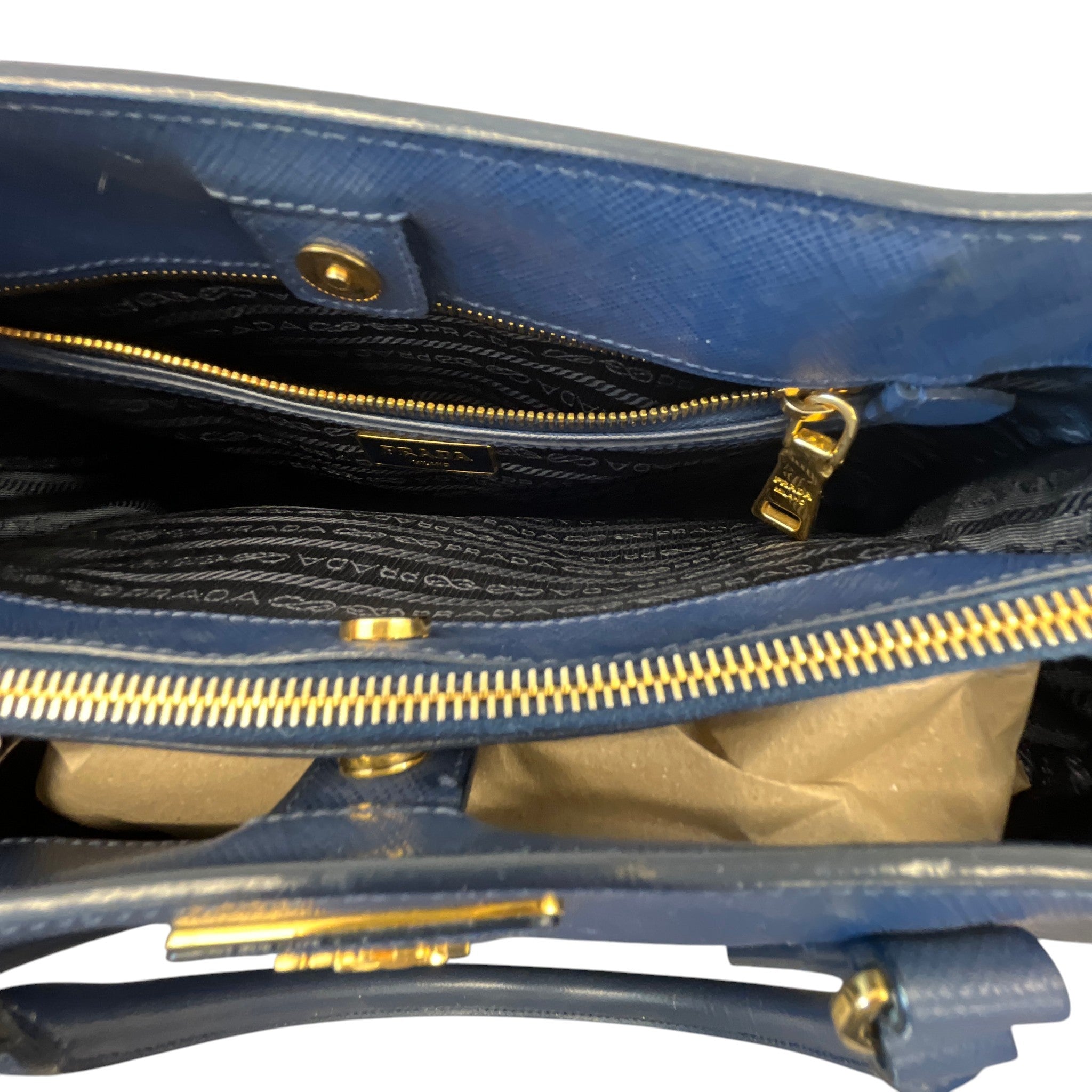 Women's Galleria Saffiano Tote Bag Blue