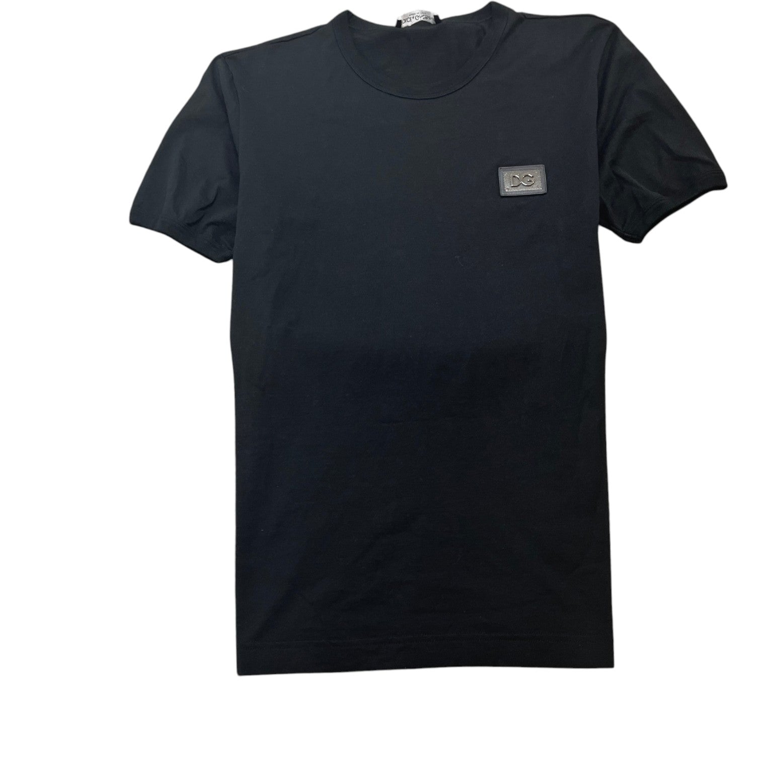Men's Plaque Logo T-Shirt Black Size IT 48 / UK M