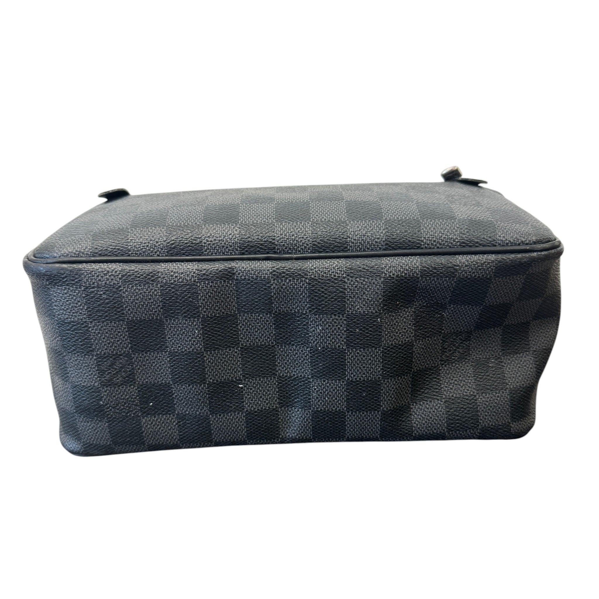 Men's Dopp Kit Damier Graphite Toiletry Bag Black