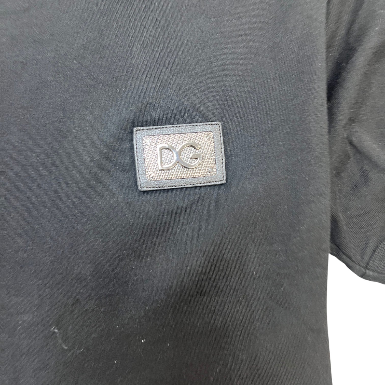 Men's Plaque Logo T-Shirt Black Size IT 48 / UK M
