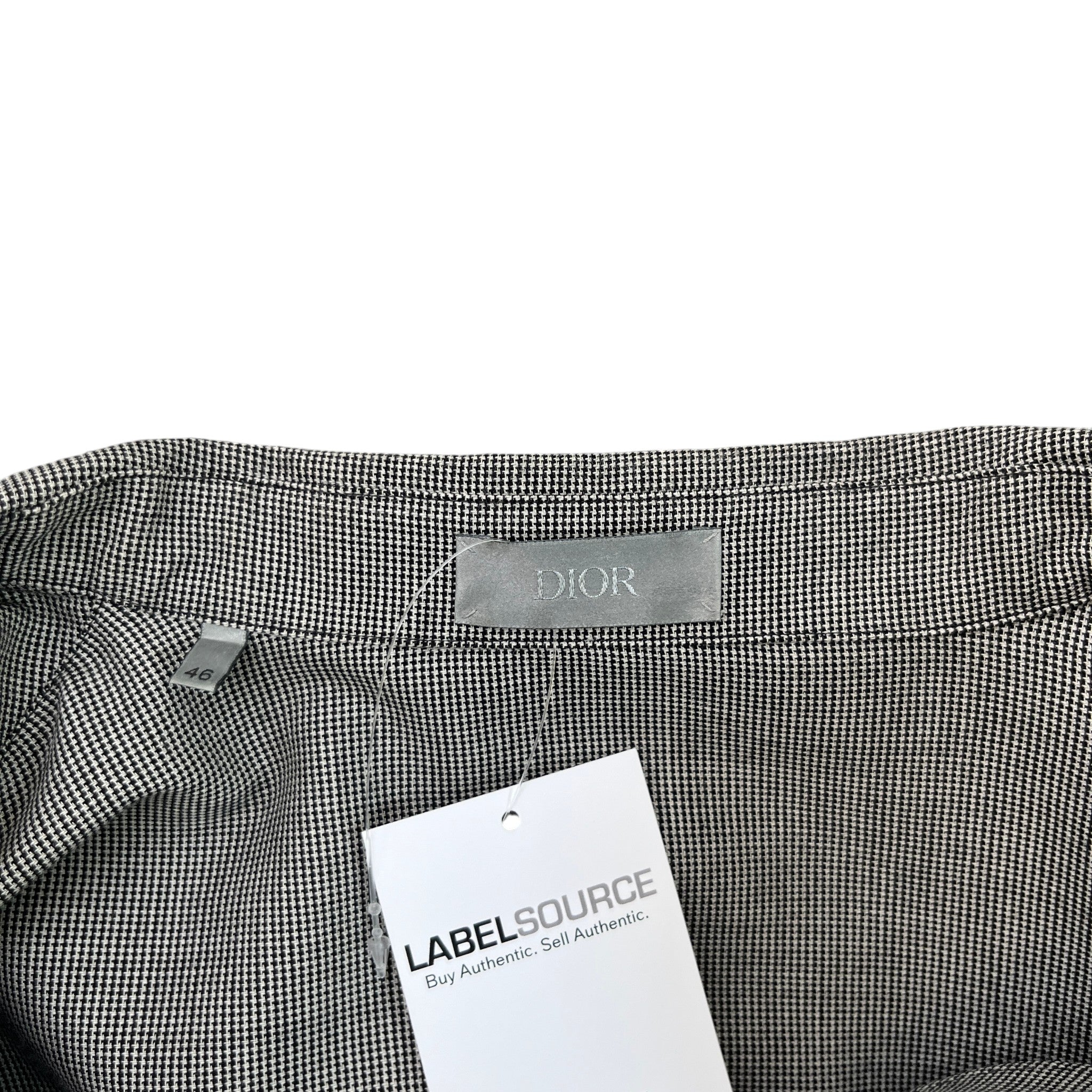 Men's Homme Patterned Long Sleeve Shirt Grey Size IT 46 / UK S