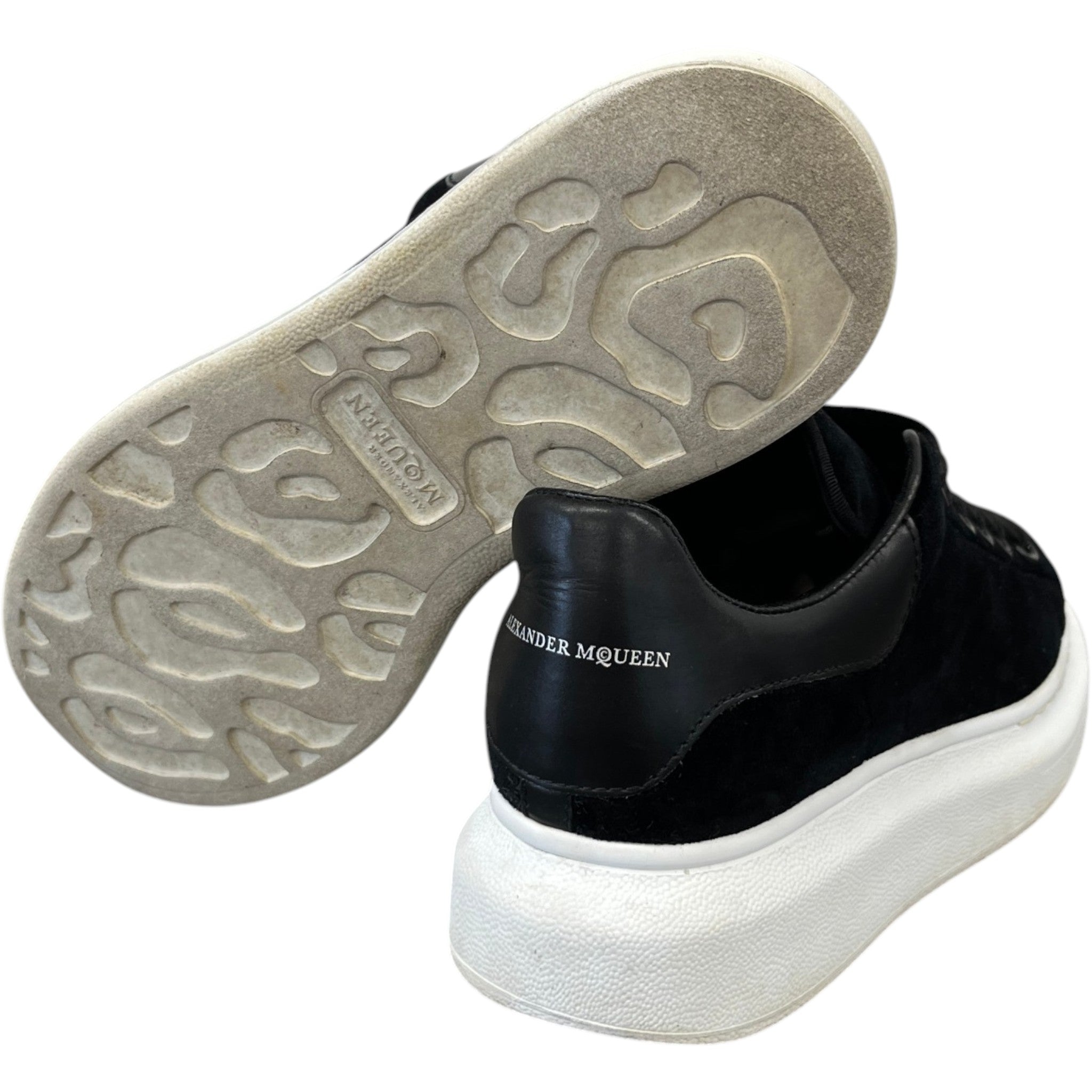 Women's Oversized Low Trainers Black Size EU 35 / UK 2