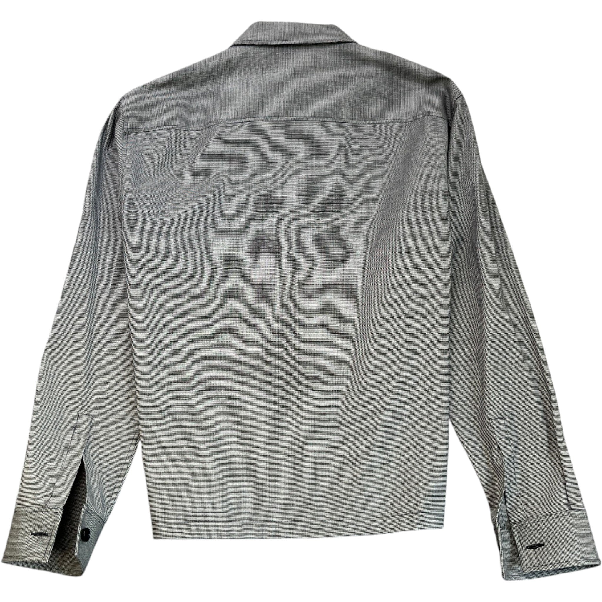 Men's Homme Patterned Long Sleeve Shirt Grey Size IT 46 / UK S