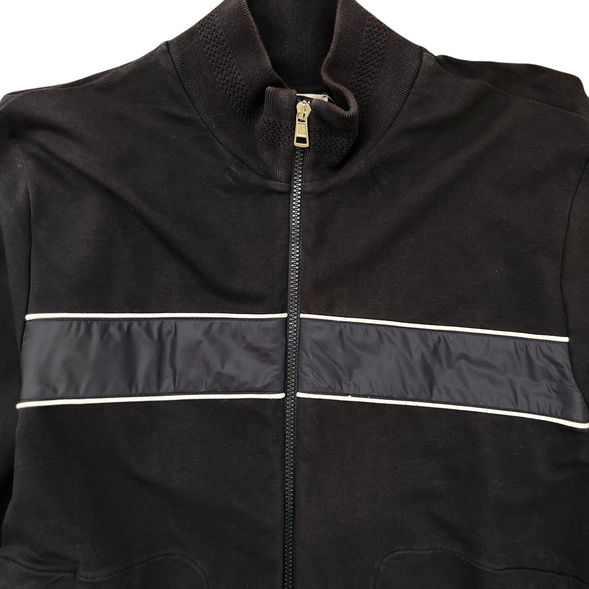 Men's Logo Maglia Cardigan Track Jacket Navy Size XL