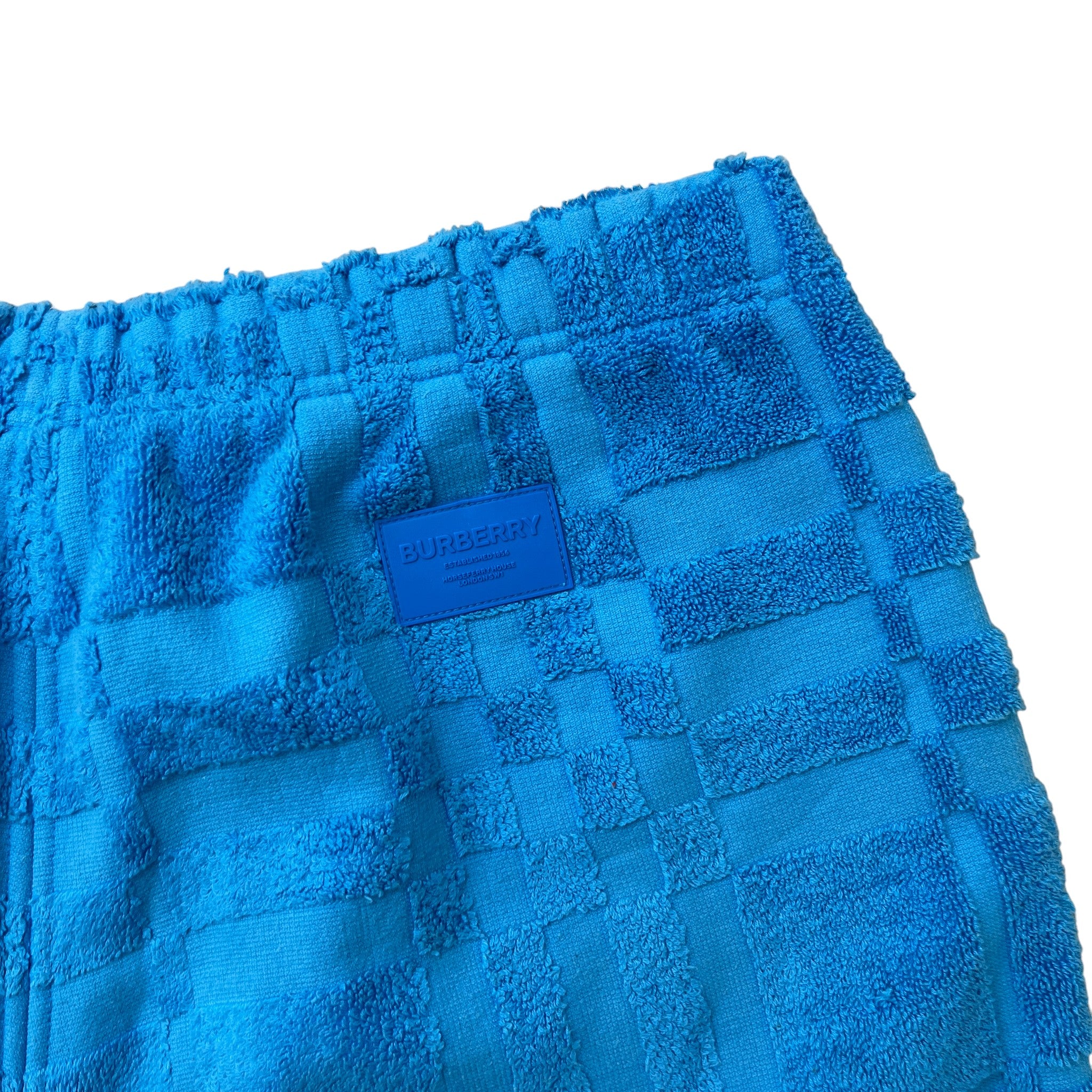 Men's Willesden Mega Check Shorts Blue Size L