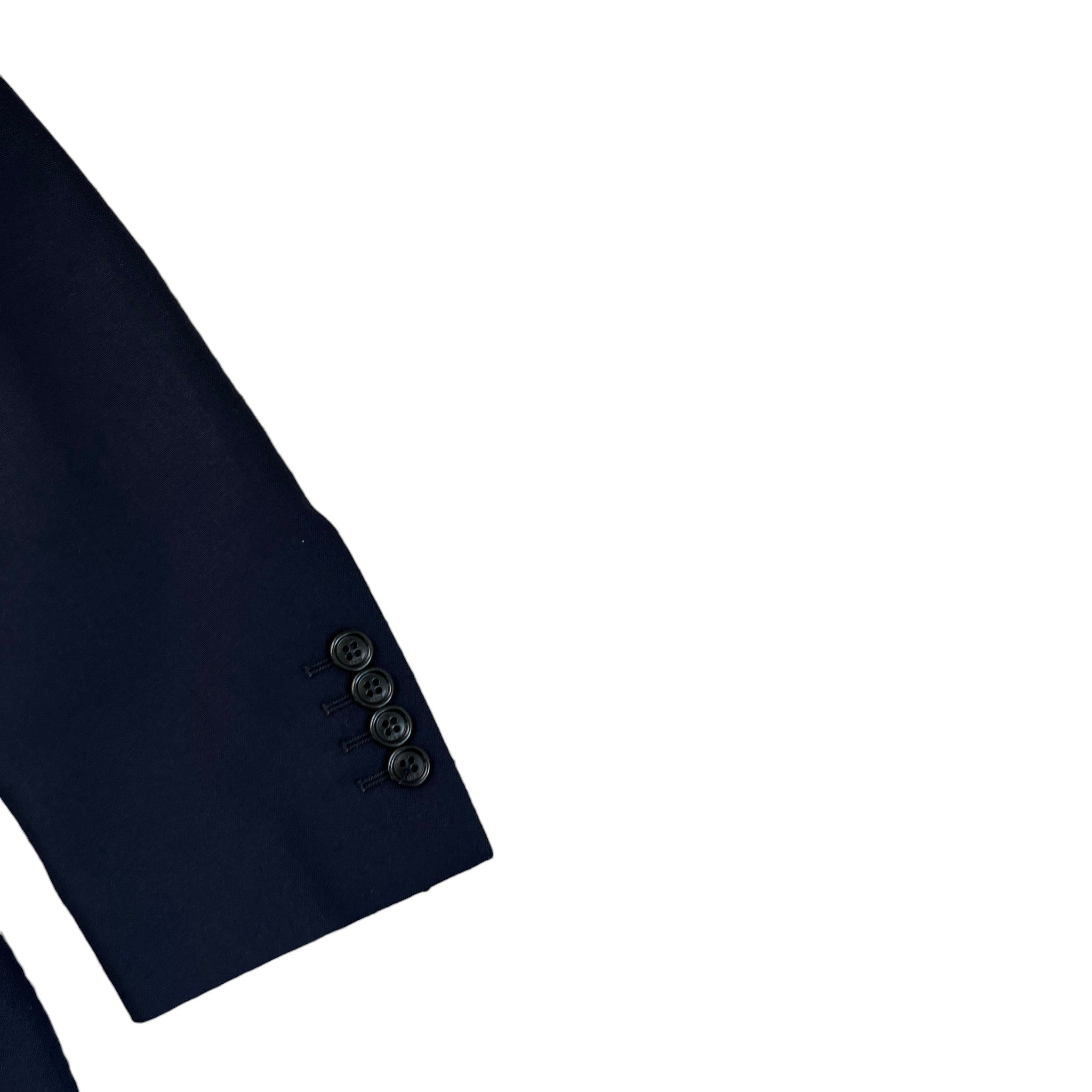 Men's Logo Patch Suit Jacket Navy Size IT 48 / M