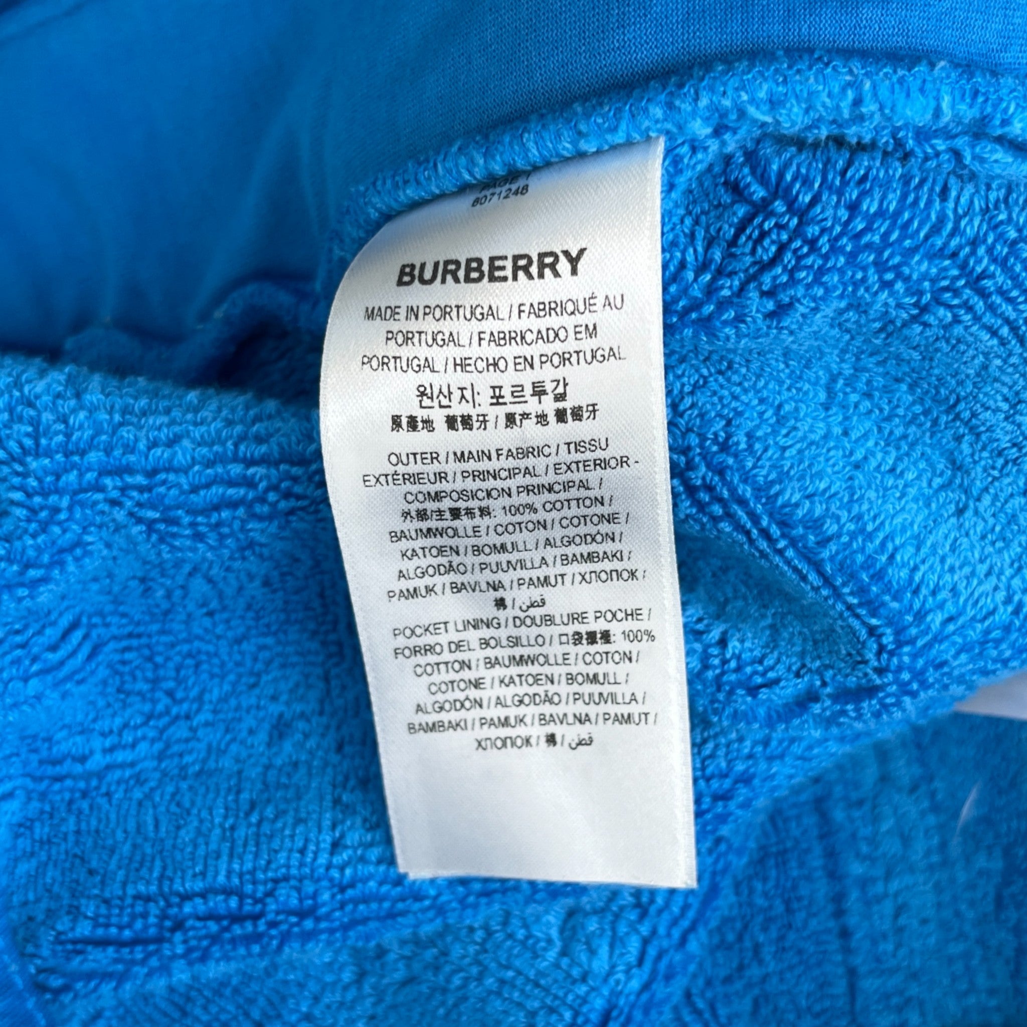 Men's Willesden Mega Check Shorts Blue Size L