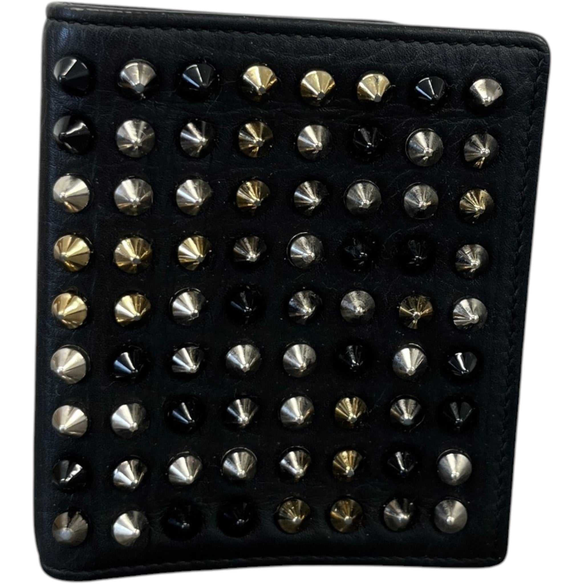 Women's Studded Wallet Black