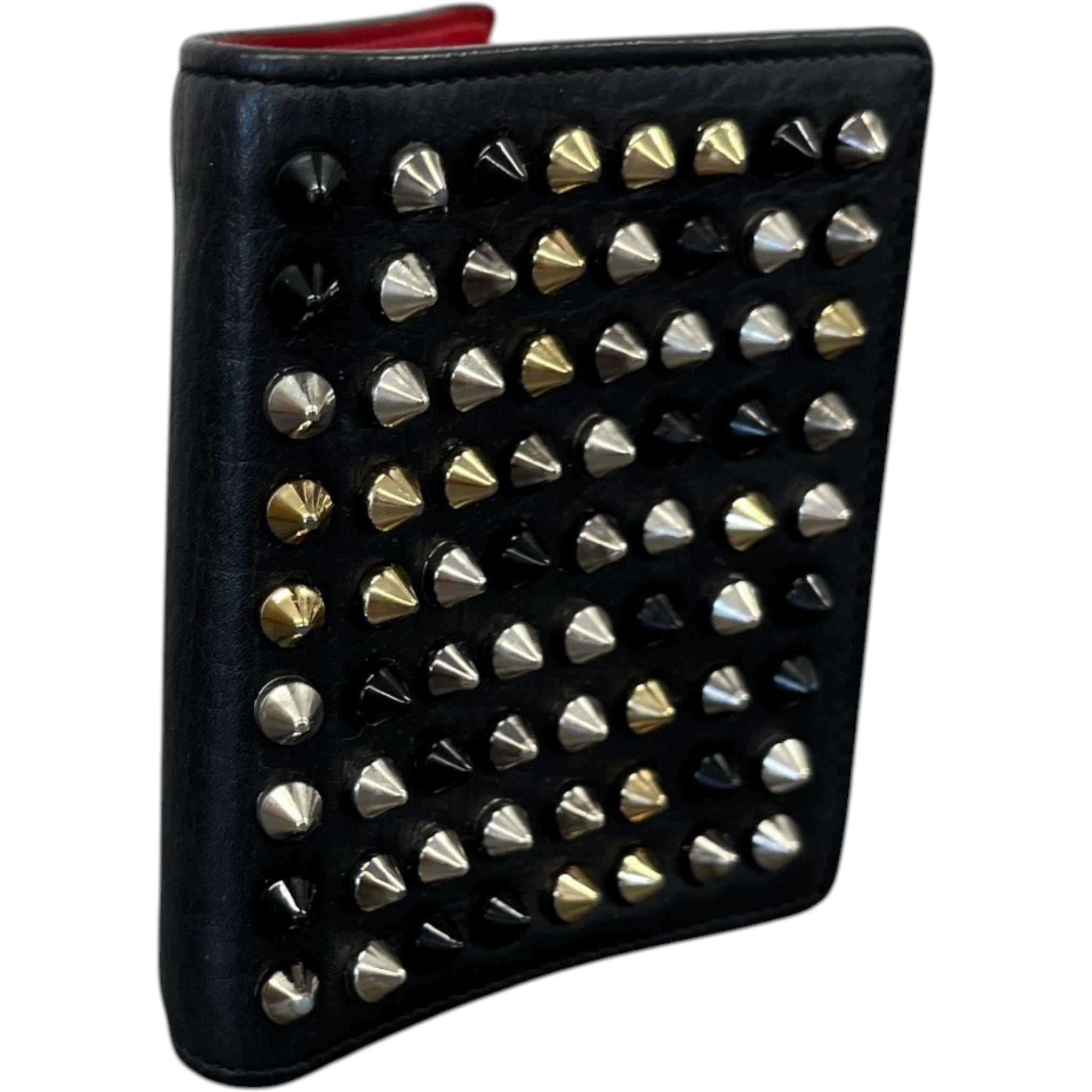Women's Studded Wallet Black