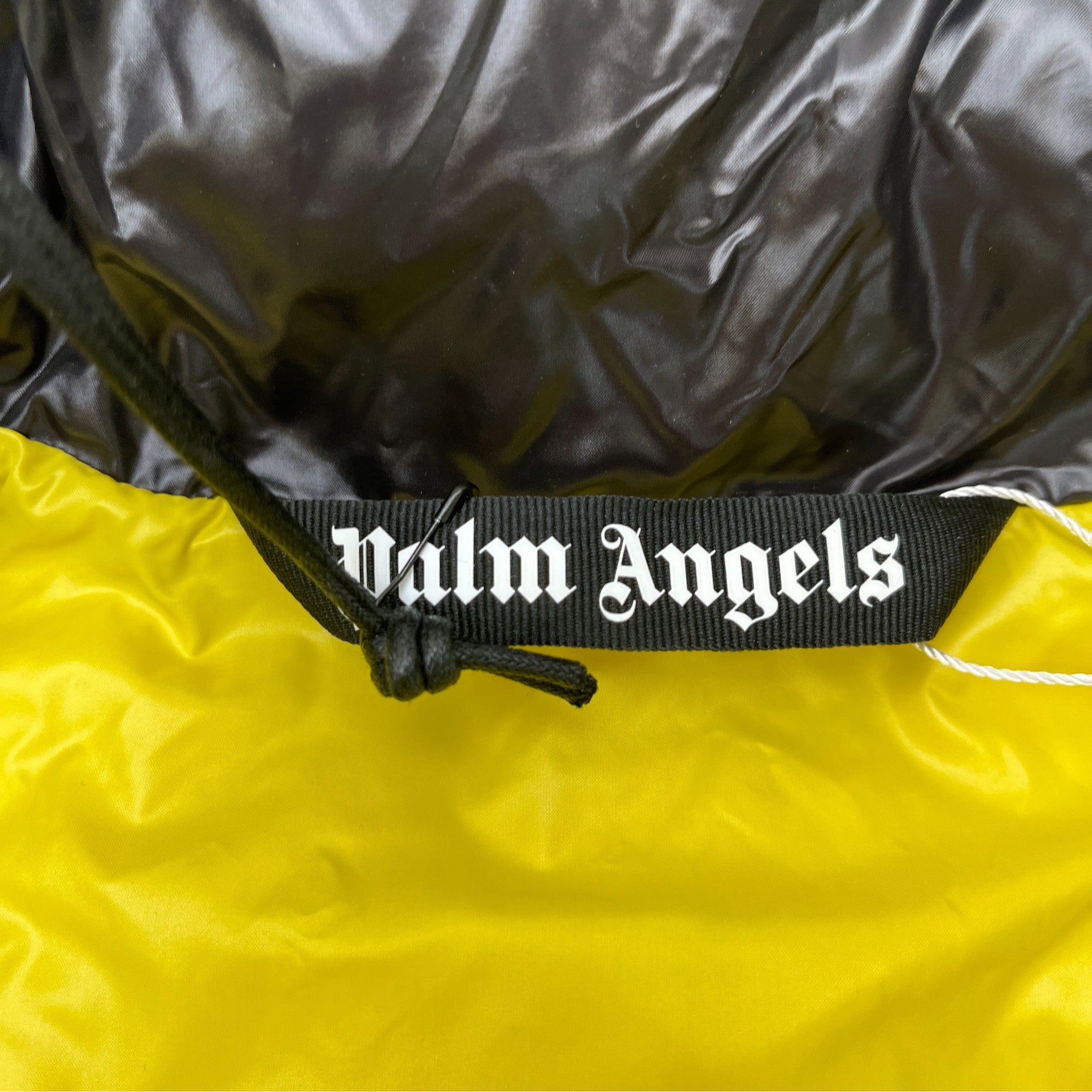 Men's Classic Puffer Track Gilet Yellow Size M