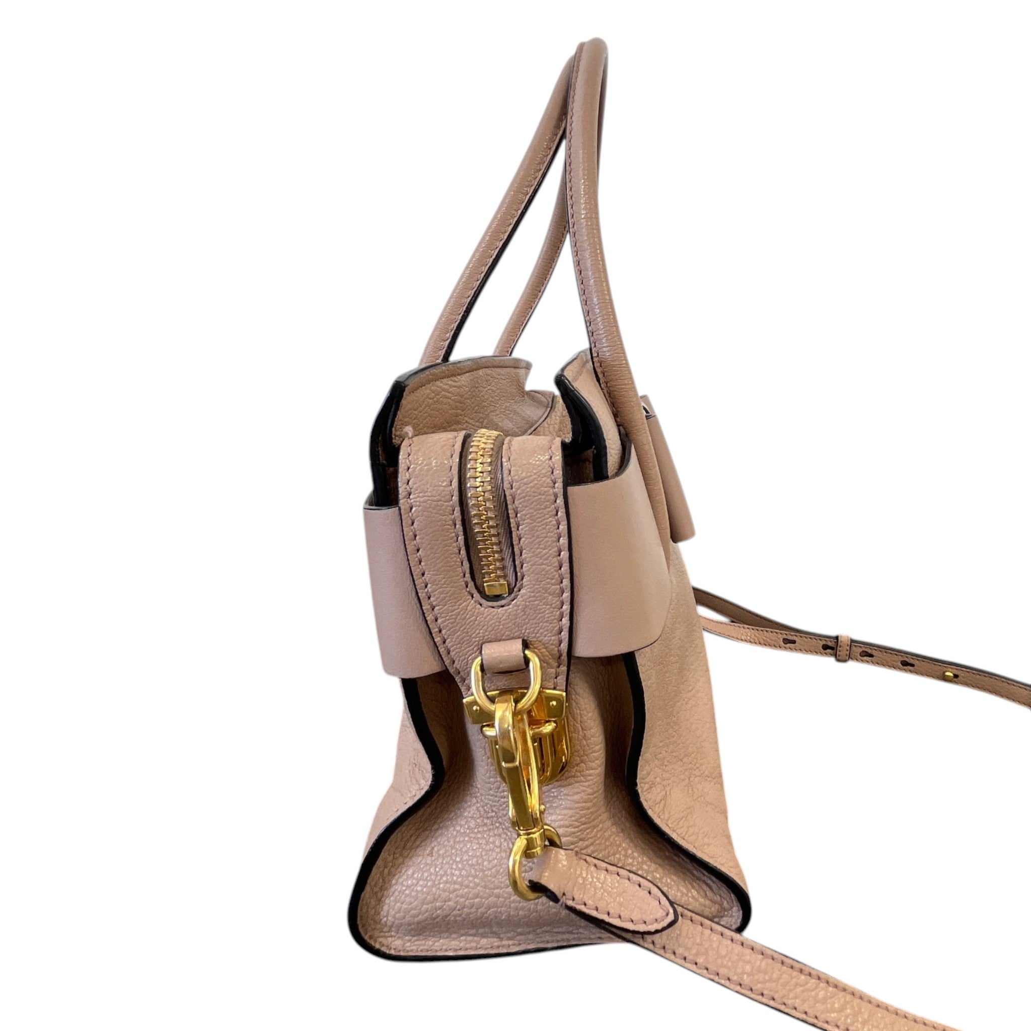 Women's Madras Fiocco Bow Tote Bag Nude
