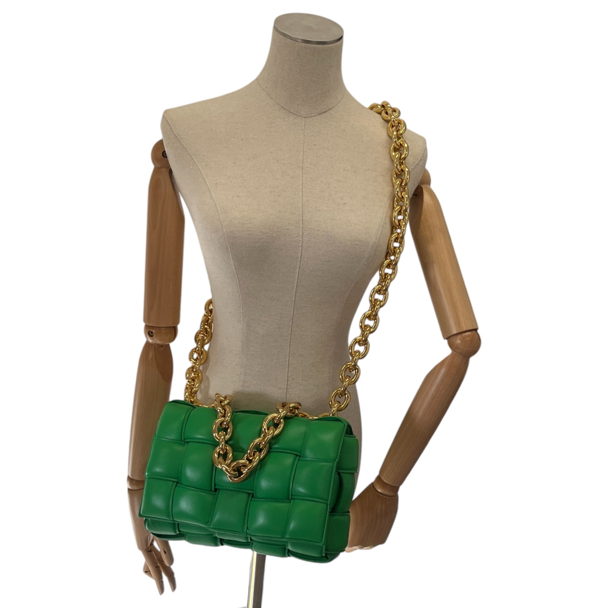 Women's The Chain Cassette Handbag Green