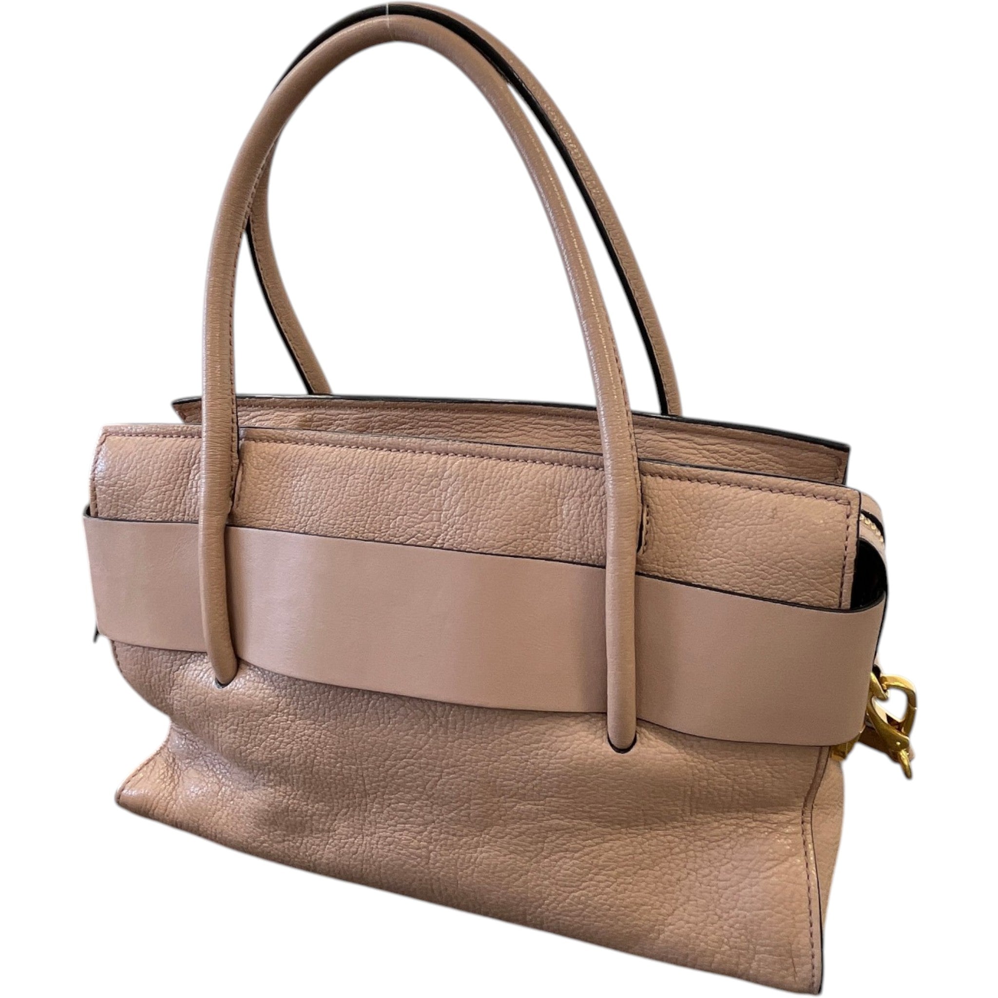 Women's Madras Fiocco Bow Tote Bag Nude