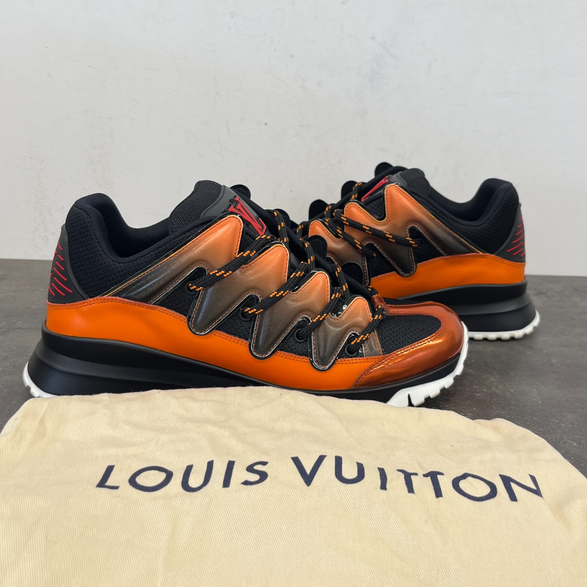 Men's Zig Zag Low Trainers Burnt Orange Size EU 41 / UK 7
