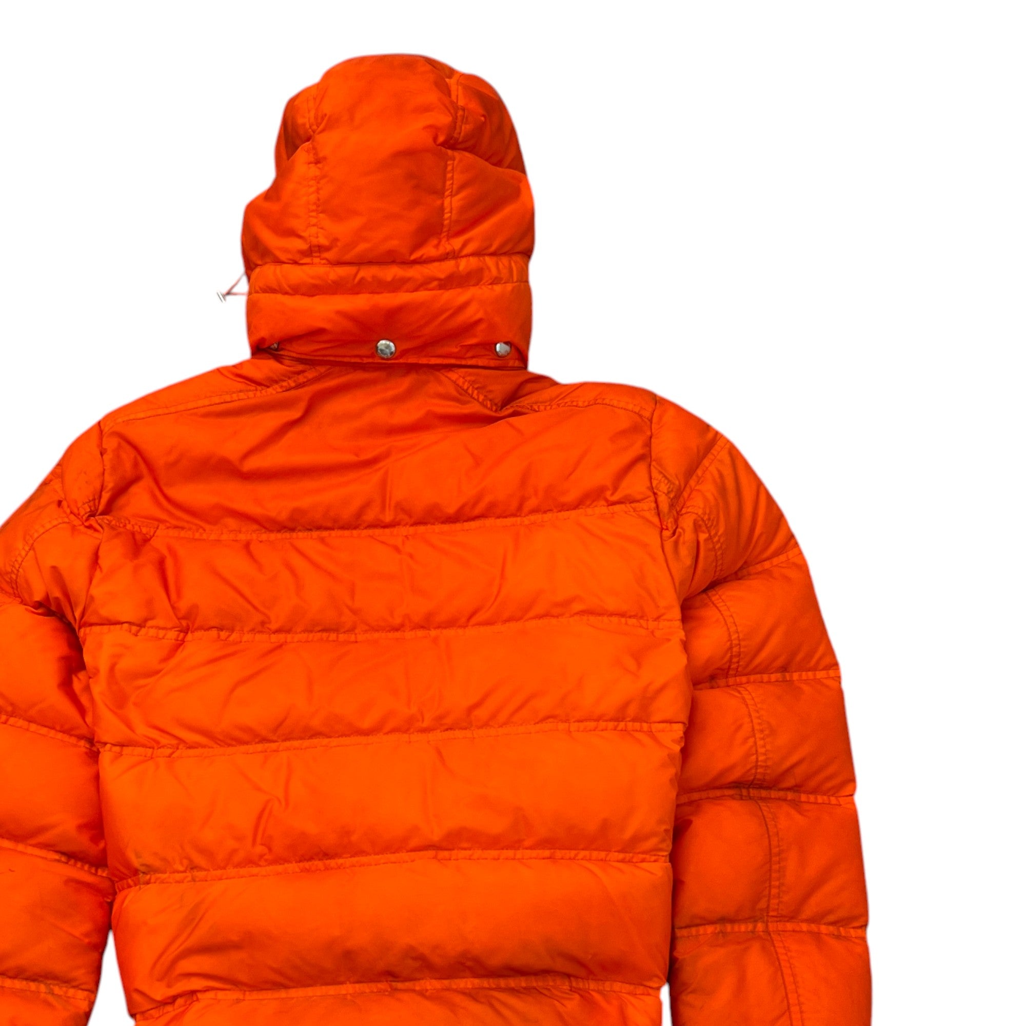 Men's Plaque Logo Down Jacket Orange Size IT 46 / S