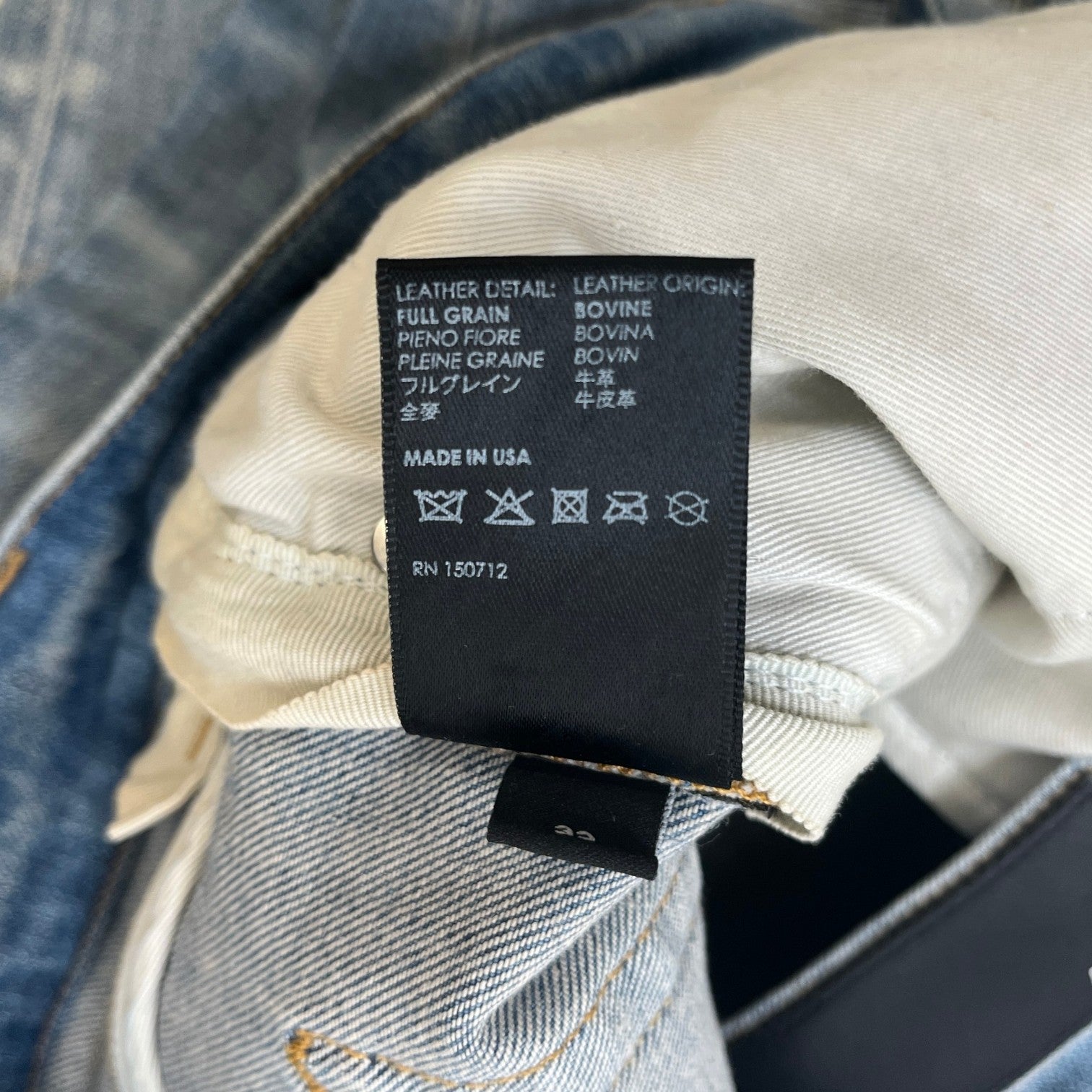Men's Distressed Mx1 Jeans Blue Size Waist 32"
