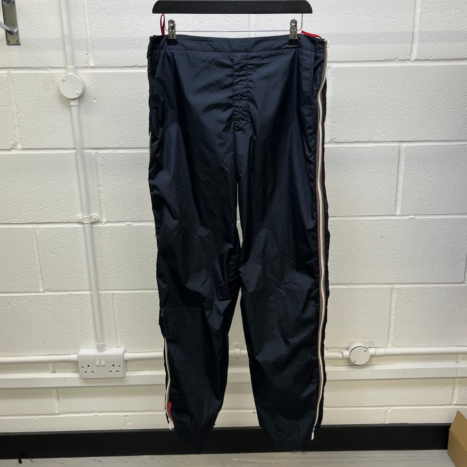 Men's Linea Rossa Nylon Joggers Black Size IT 48 / UK 32