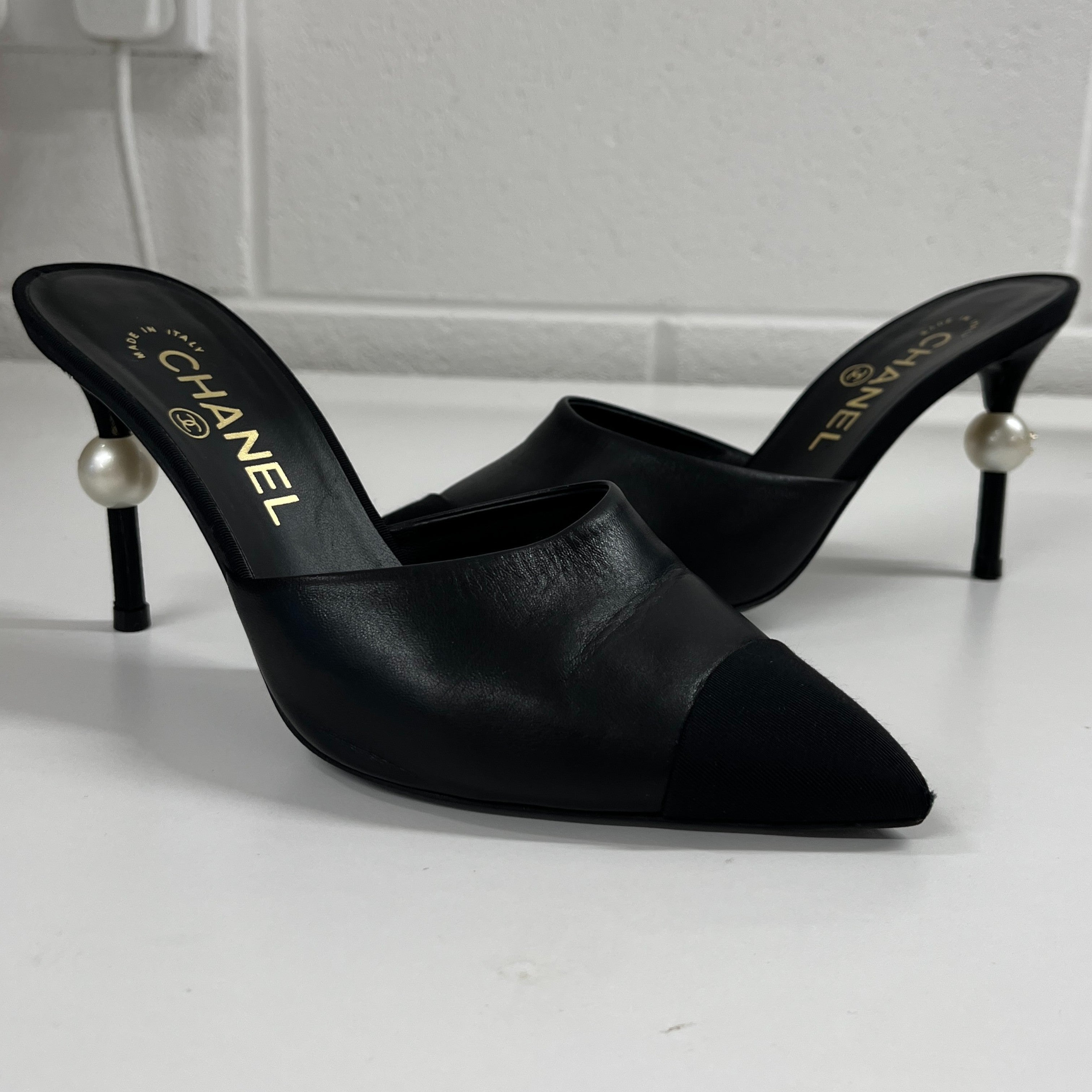 Women's Cc Pearl Heels Black Size EU 36.5 / UK 3.5