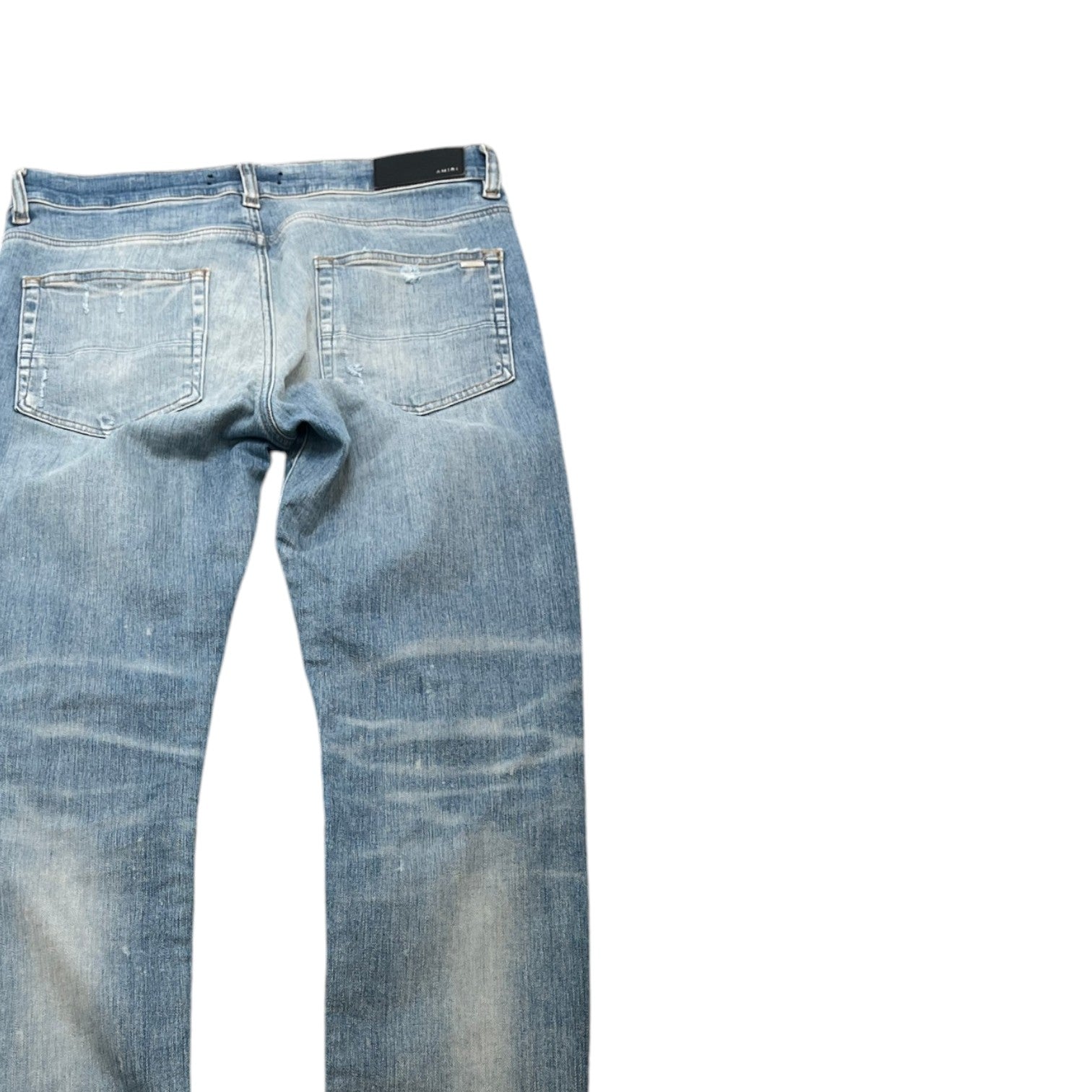 Men's Distressed Mx1 Jeans Blue Size Waist 32"