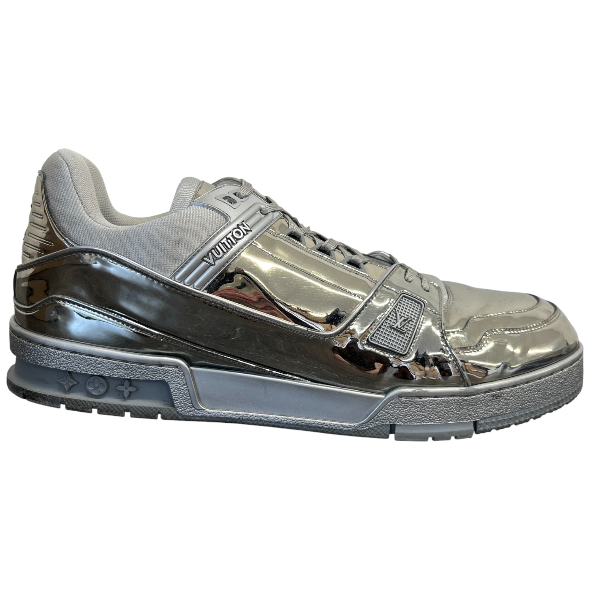 Men's Lv Low Trainers Silver Size EU 45 / UK 11