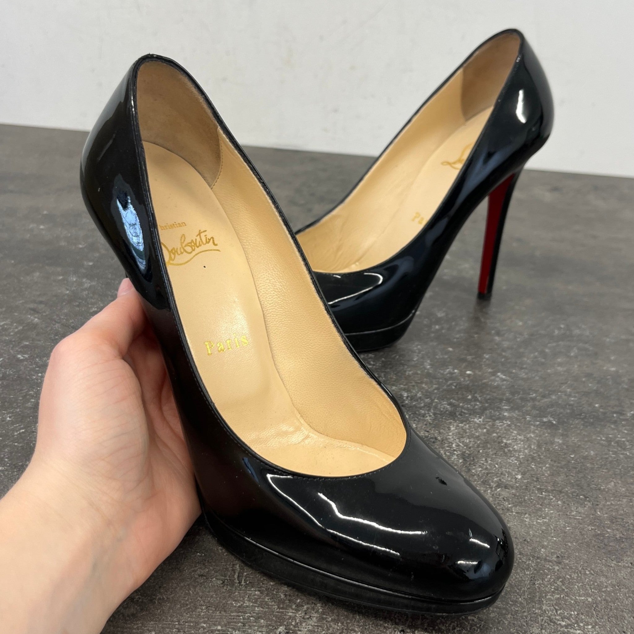 Women's Simple Pump Heels Black Size EU 38.5 / UK 5.5
